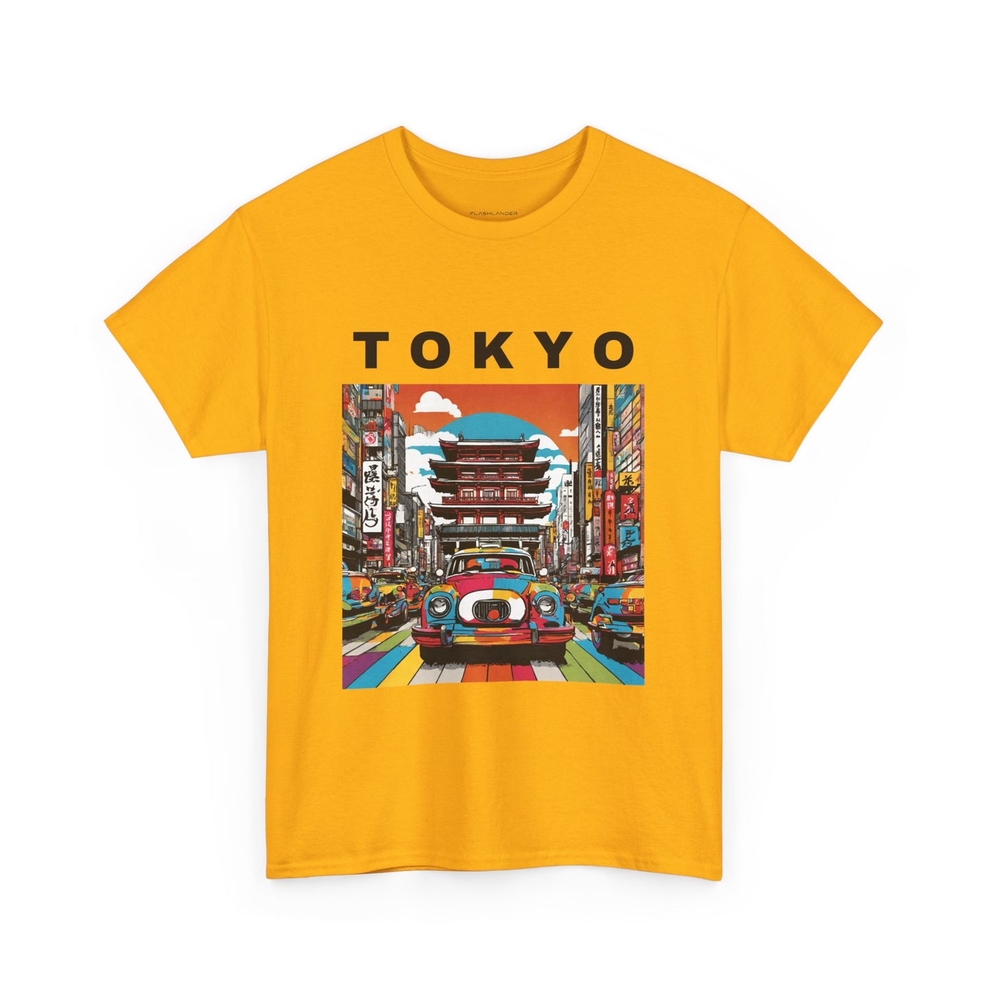 Tokyo Vintage Street Art Pop - Flashlander Gym Shirt