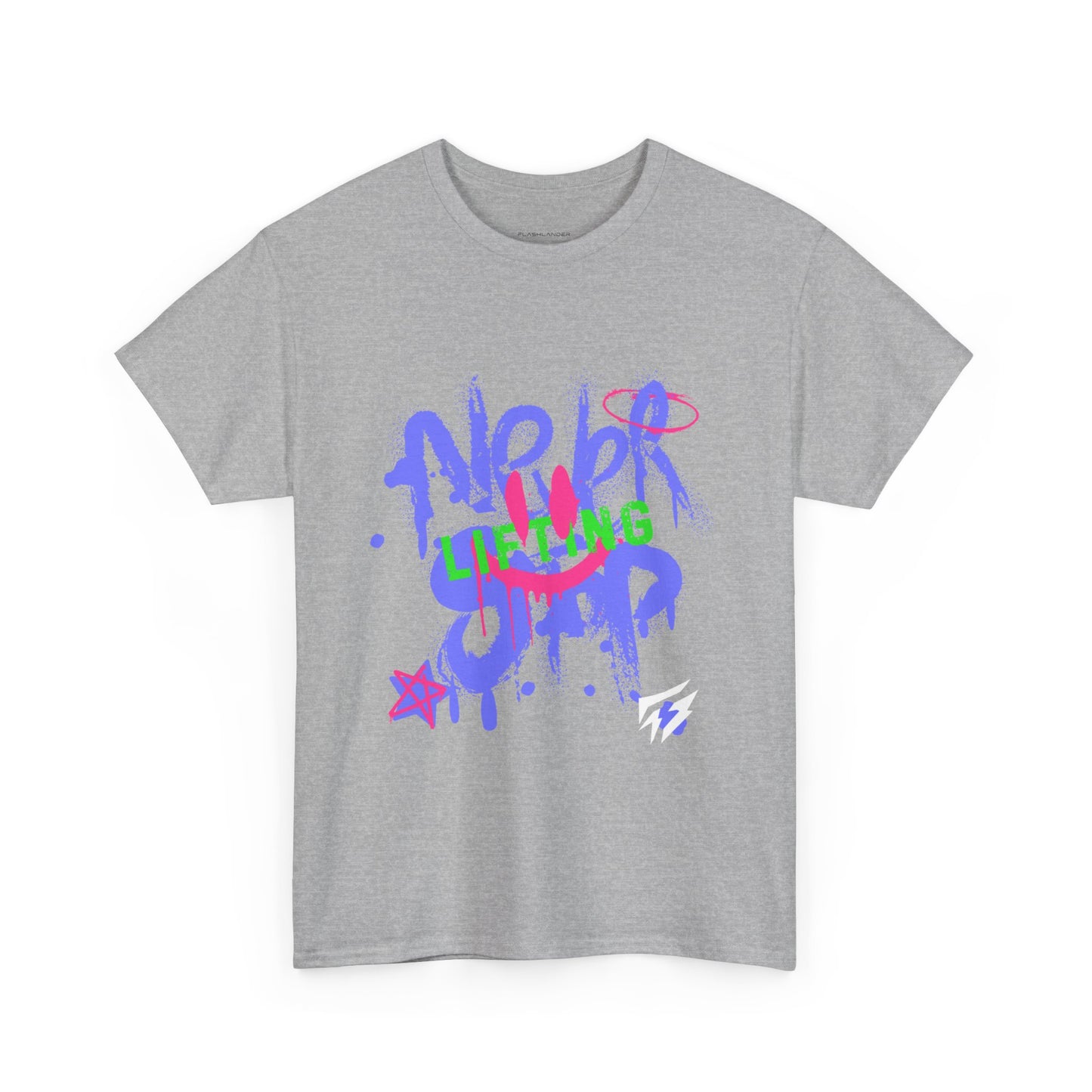 Graffiti Flashlander - Never Stop Lifting Gym T-Shirt