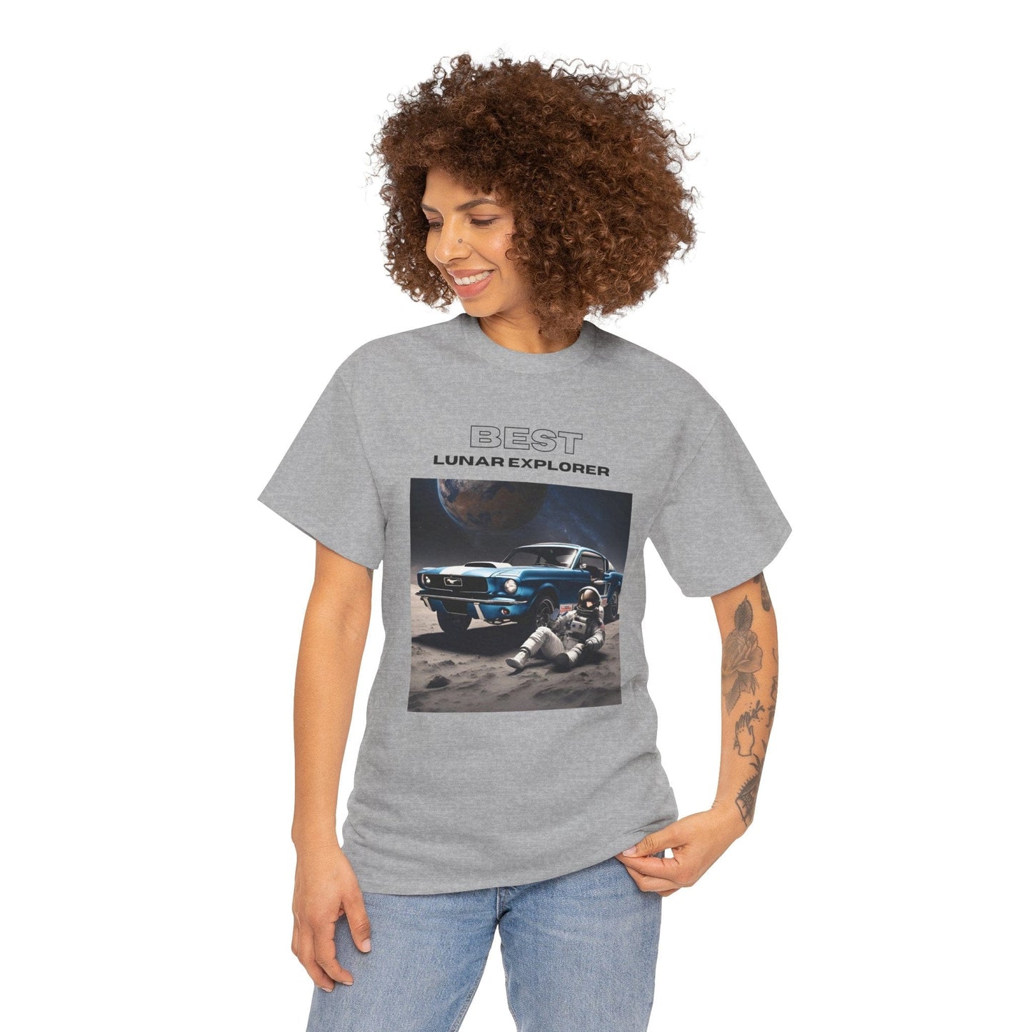 Astronaut Adventure Best Lunar Explorer Graphic Tee Flashlander