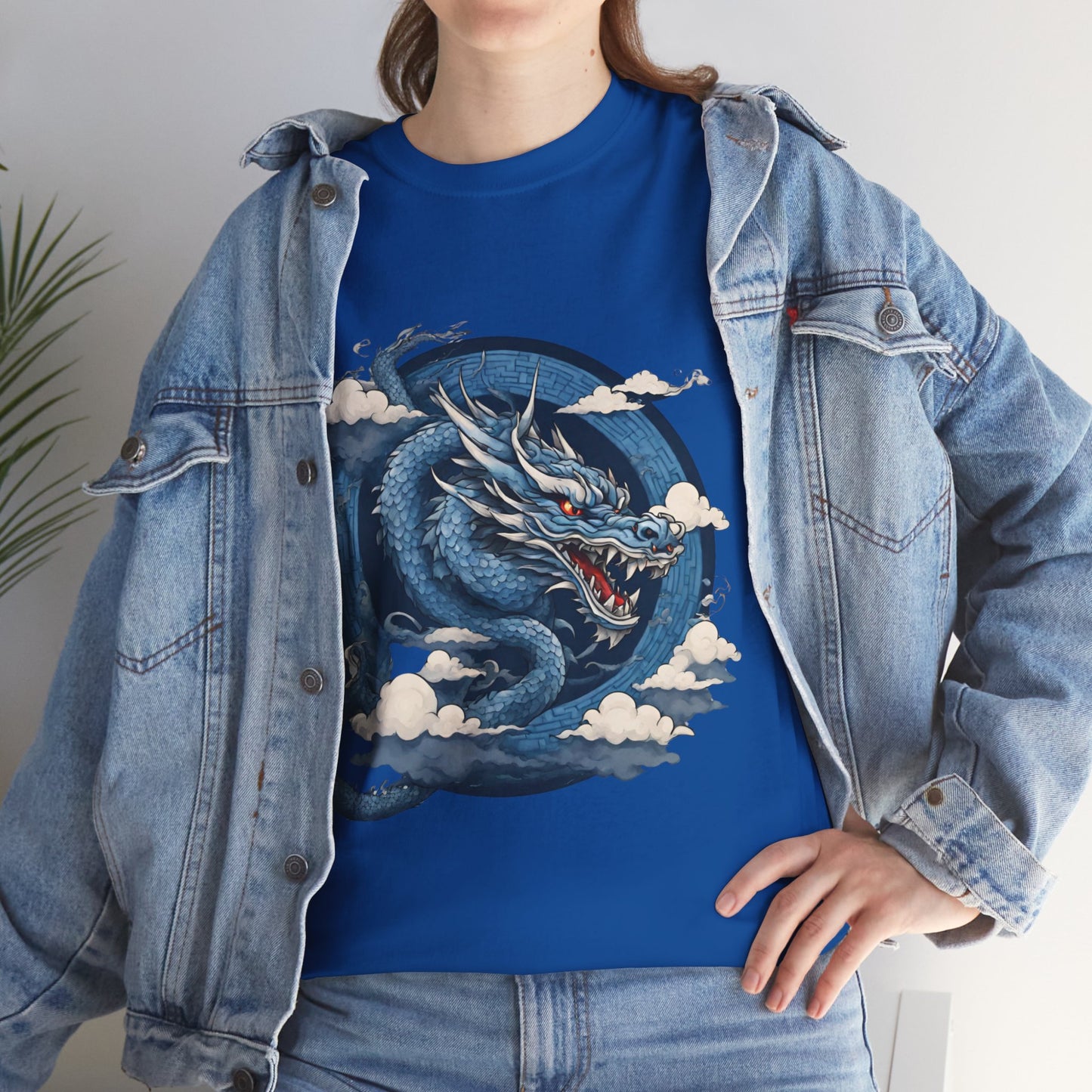 Dragon bleu japonais - T-shirt de sport Flashlander