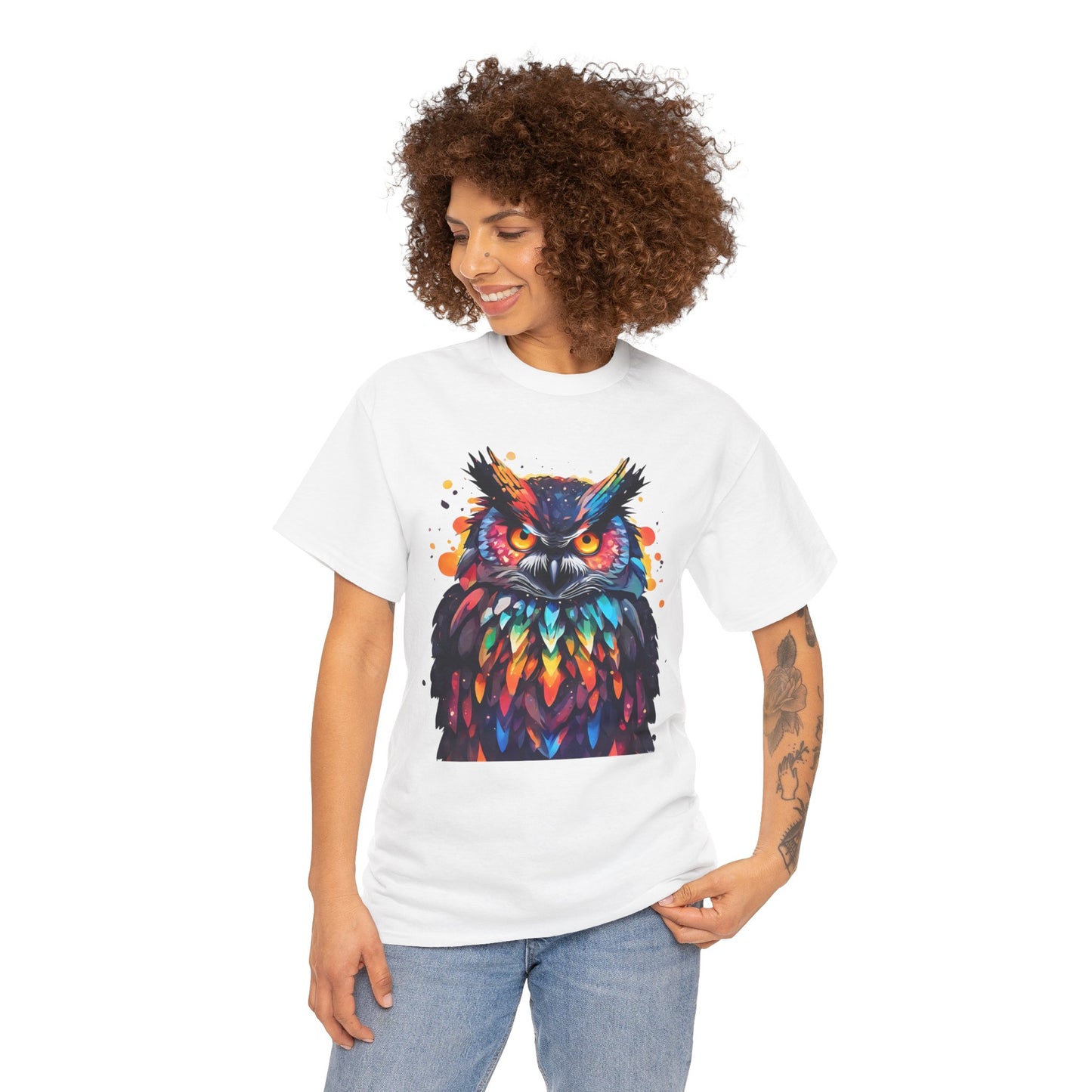 T-shirt de sport Flashlander à plumes de hibou Symphony