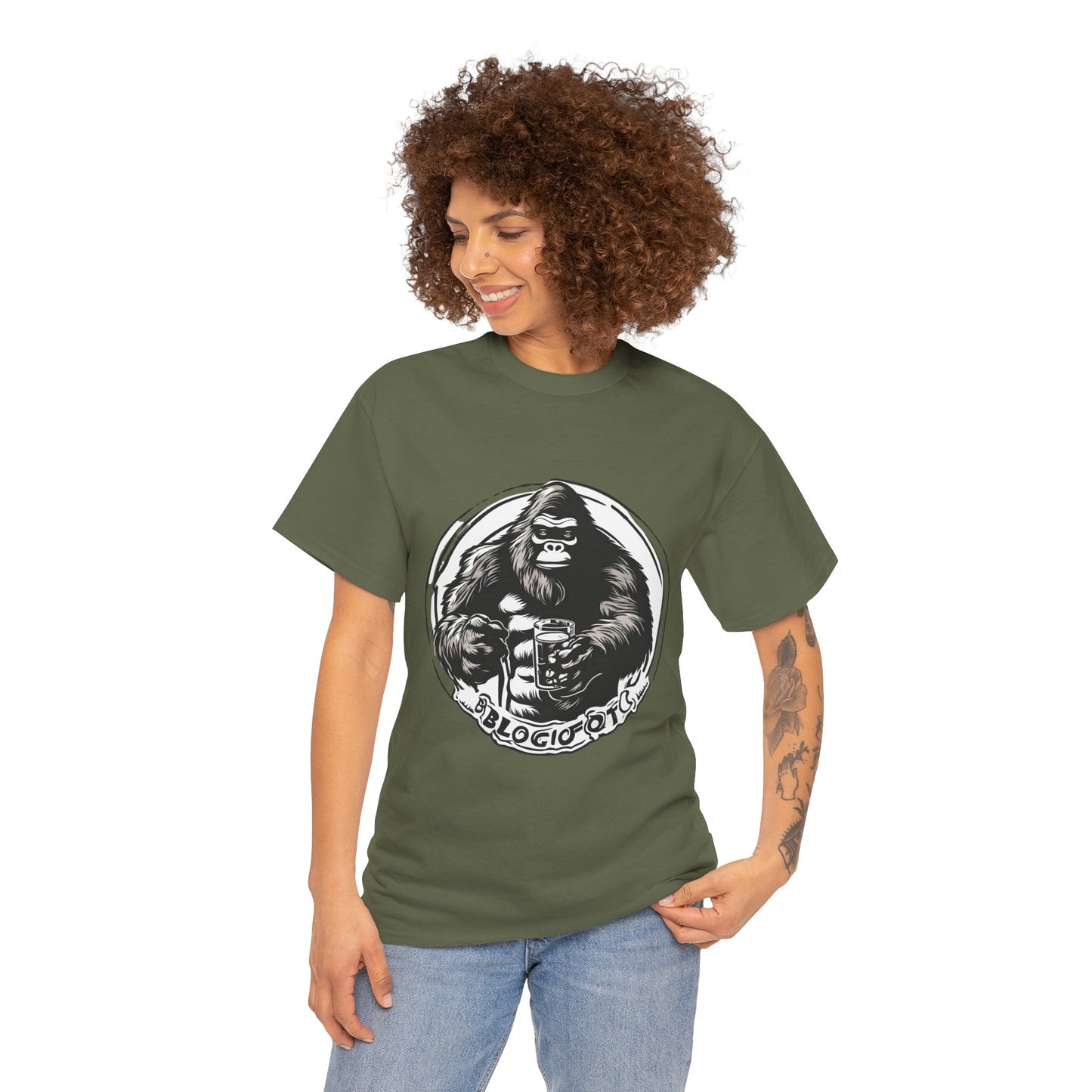 Bigfoot Cheers to Gains! - Sasquatch Flashlander Gym Shirt