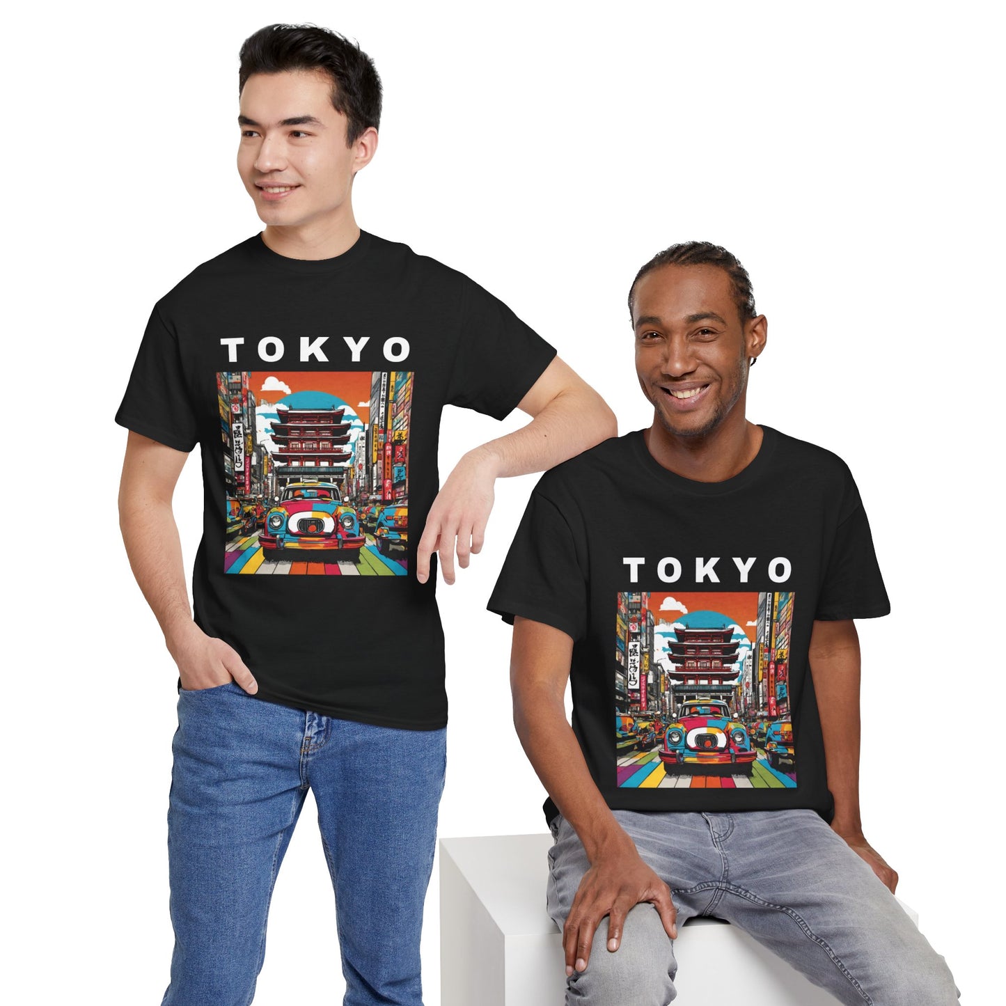 Tokyo Vintage Street Art Pop - Flashlander Gym Shirt