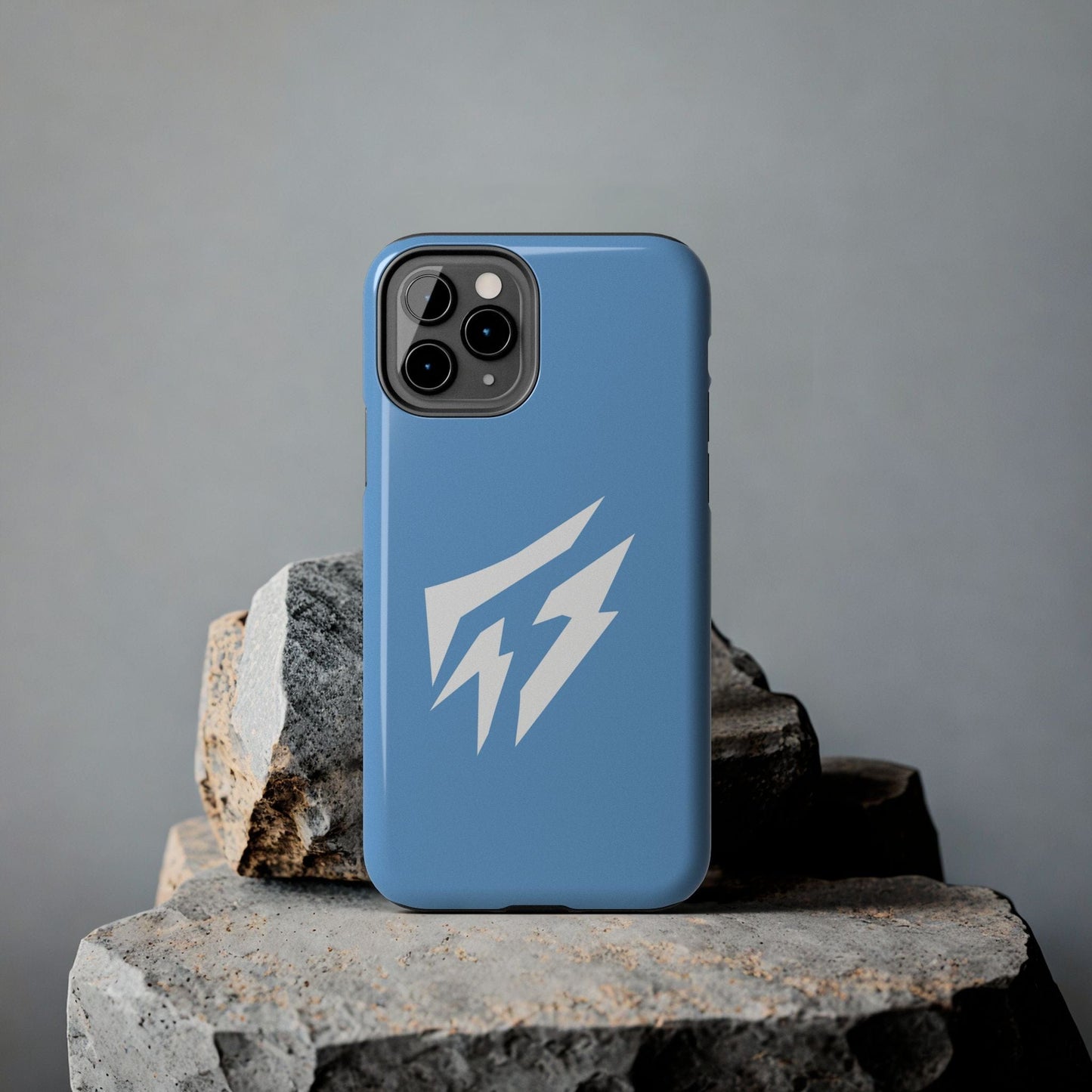 Flashlander Thunders Tough Phone Cases for all Iphone and Samsung Galaxy Light Blue