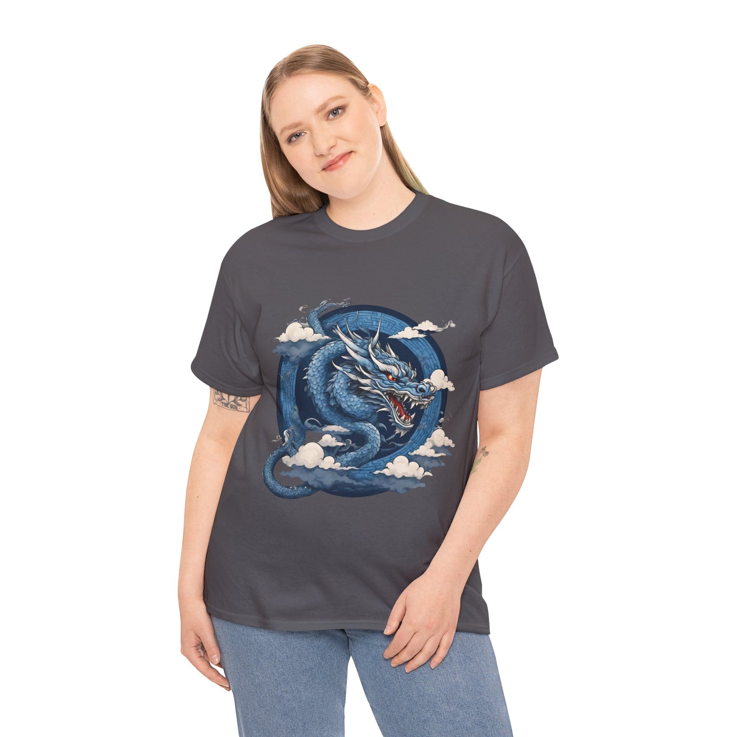 Dragon bleu japonais - T-shirt de sport Flashlander