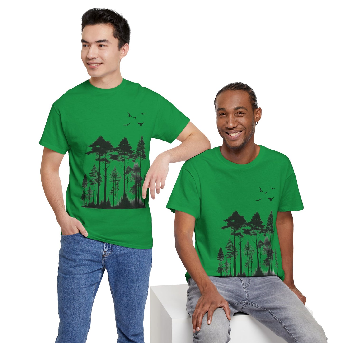 Pine Tree Forest Flashlander Gym Shirt