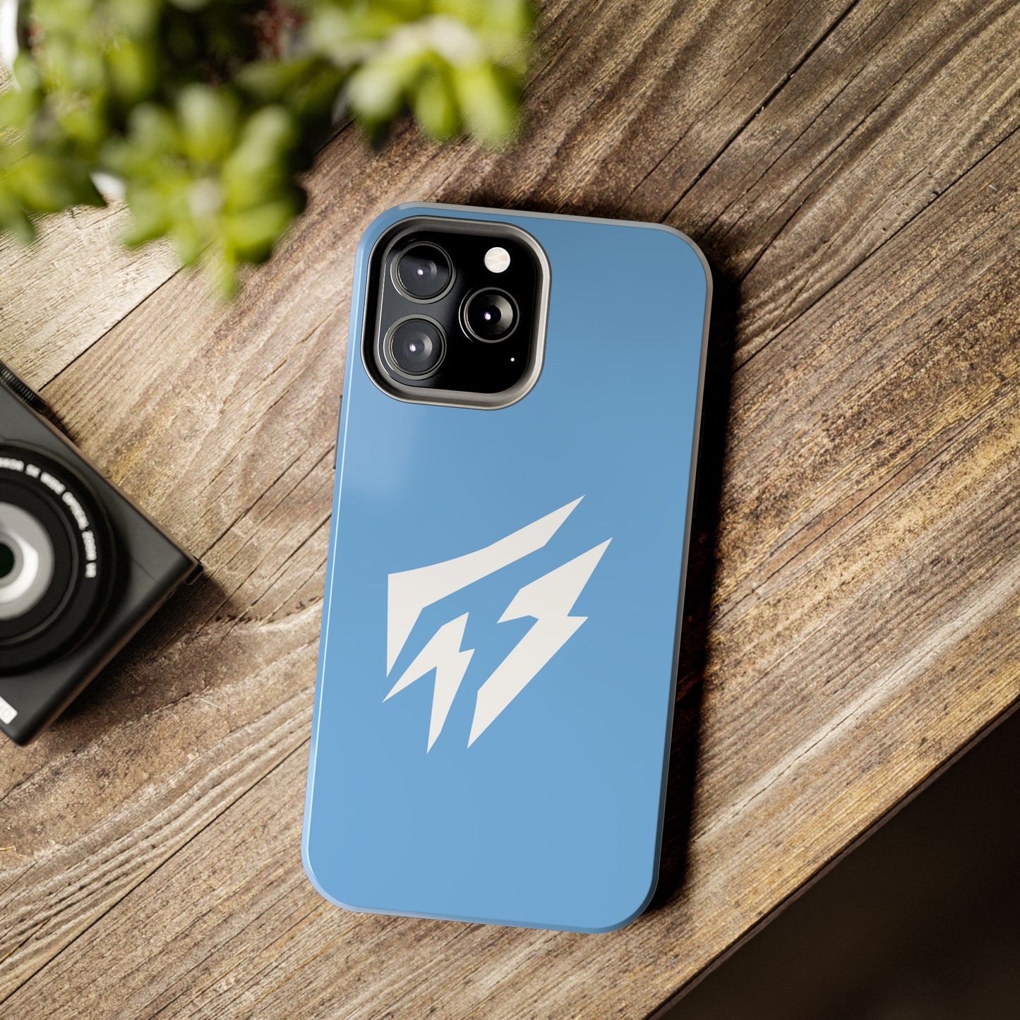 Flashlander Thunders Tough Phone Cases for all Iphone and Samsung Galaxy Light Blue