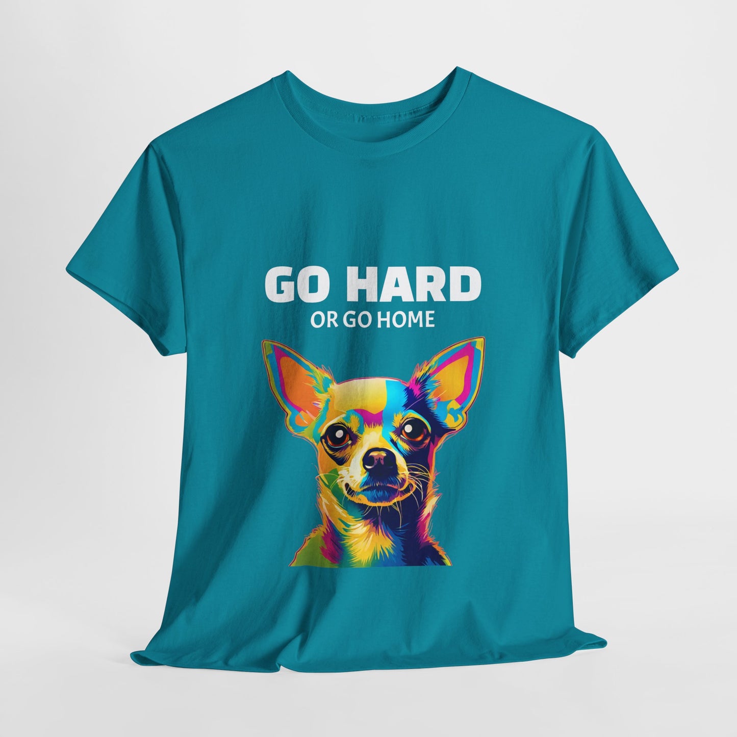 Chihuahua Dog Pop Art - Go Hard or Go Home Flashlander Gym Shirt