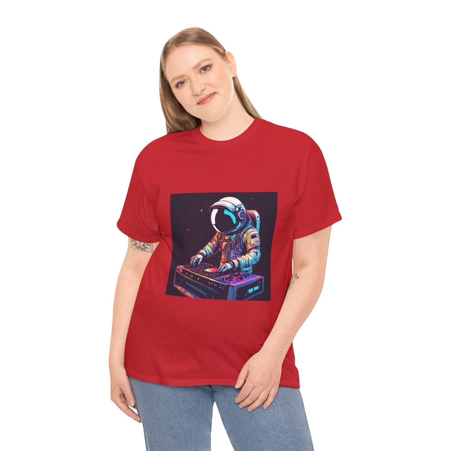 Astronaut Techno DJ Flashlander Gym Shirt