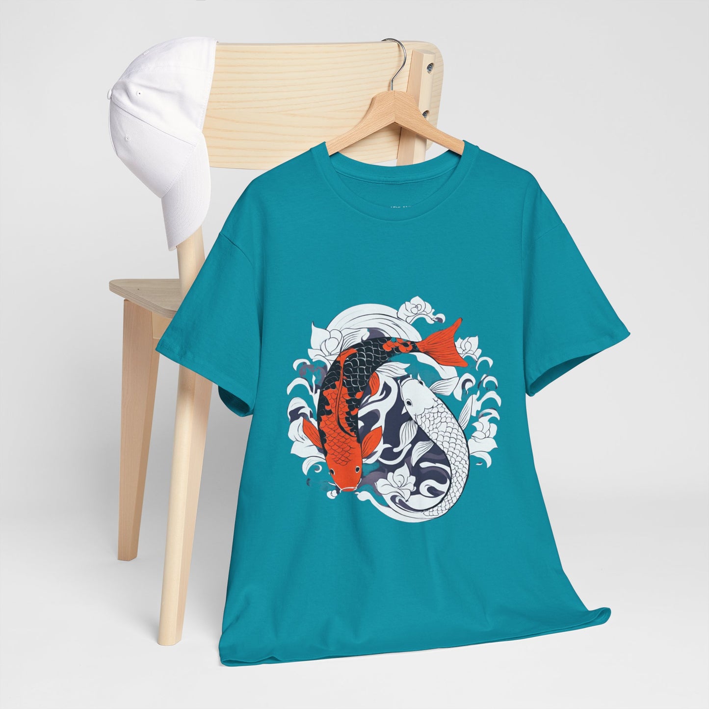 Yin Yang Japanese Koi Fish Flashlander Gym Shirt