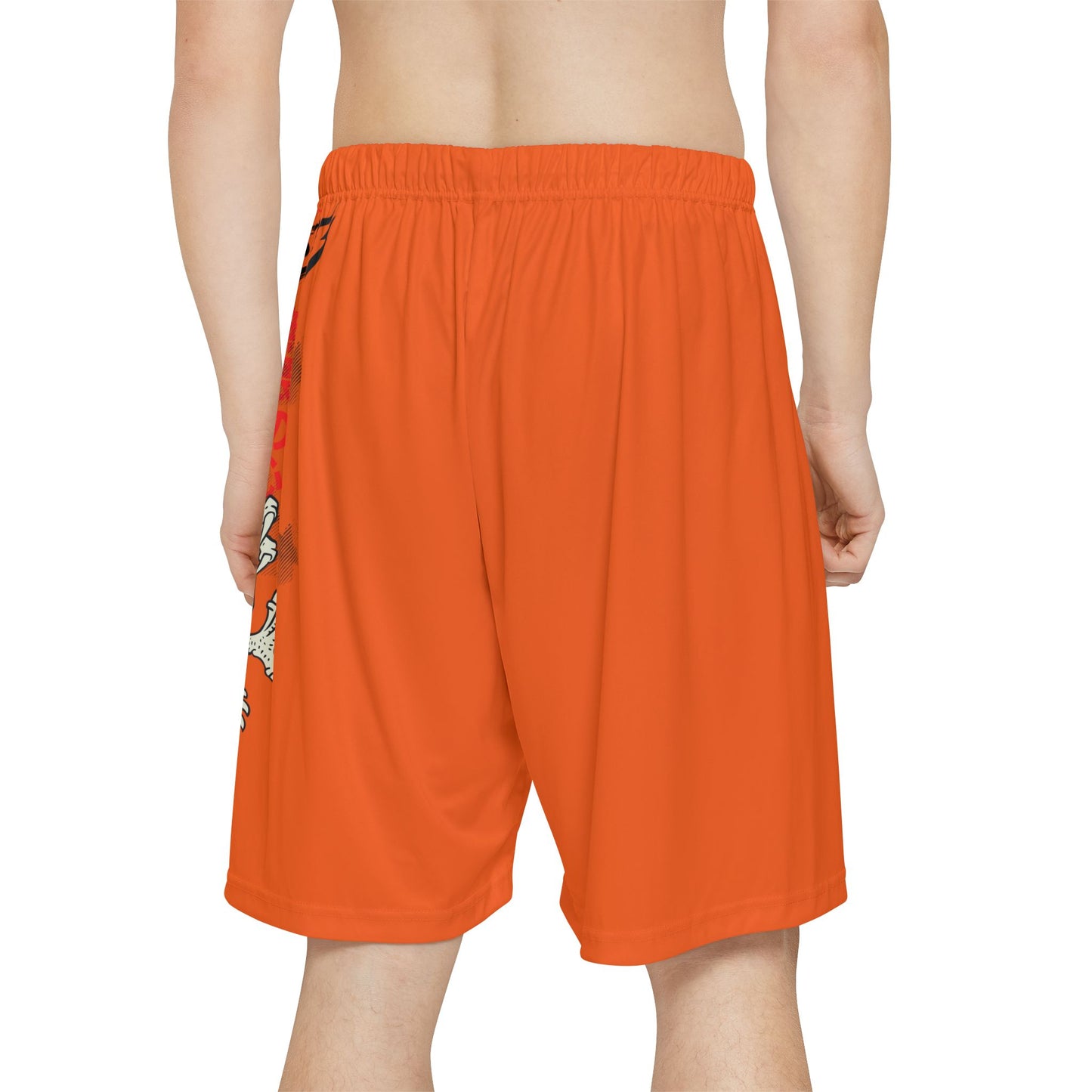 Japanese Dragon Bushido - Flashlander Performance Men’s Gym Shorts Orange