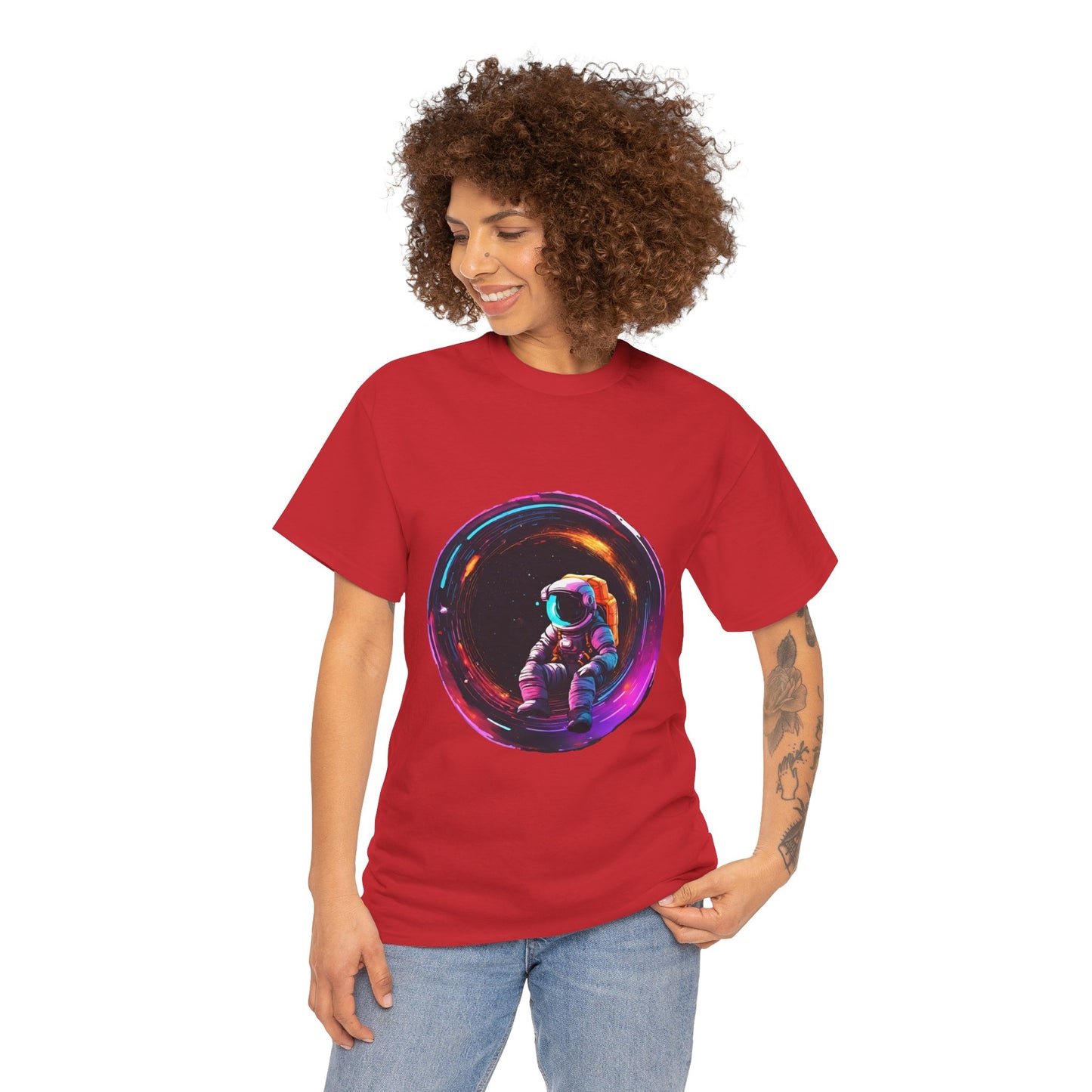 Astronaut's Black Hole Flashlander Gym Shirt