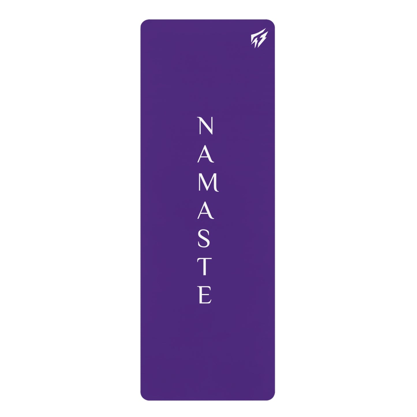 Tapis de yoga en caoutchouc Flashlander Namaste violet