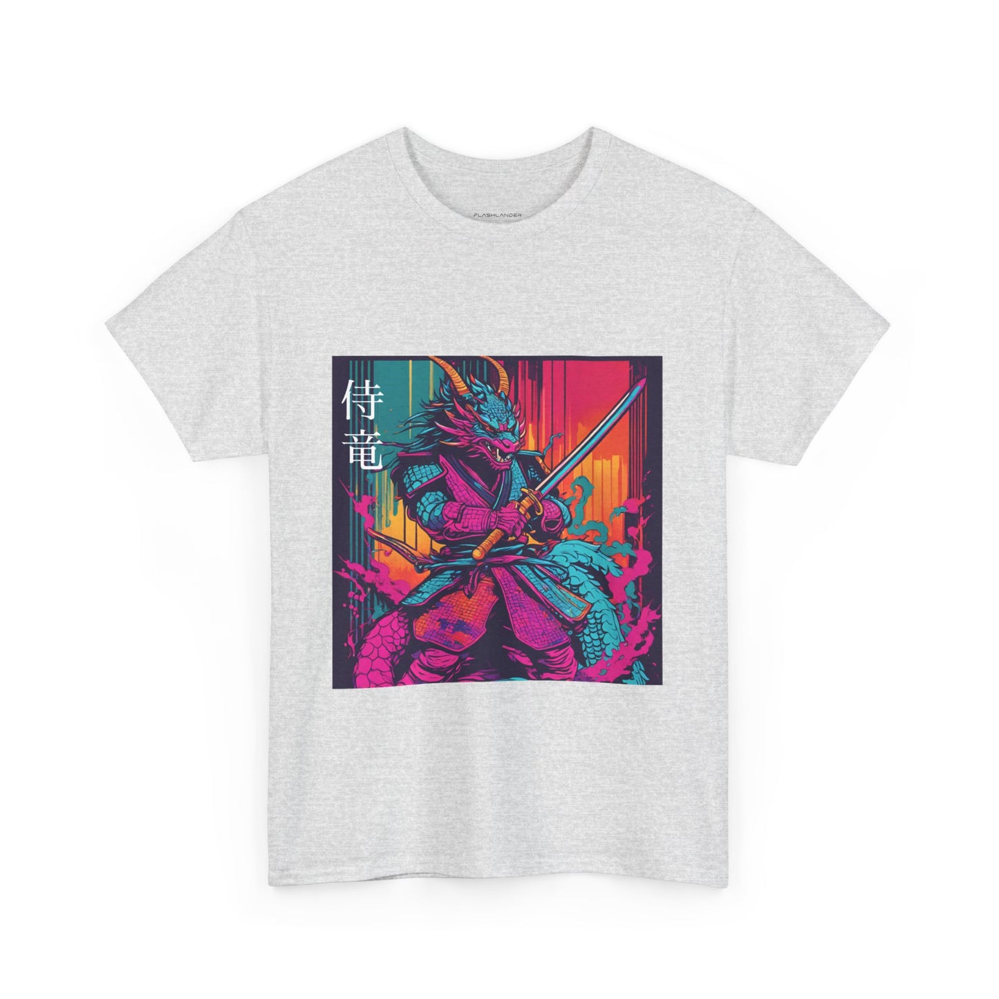 Dragon Samurai Pop Art - Flashlander Gym Shirt