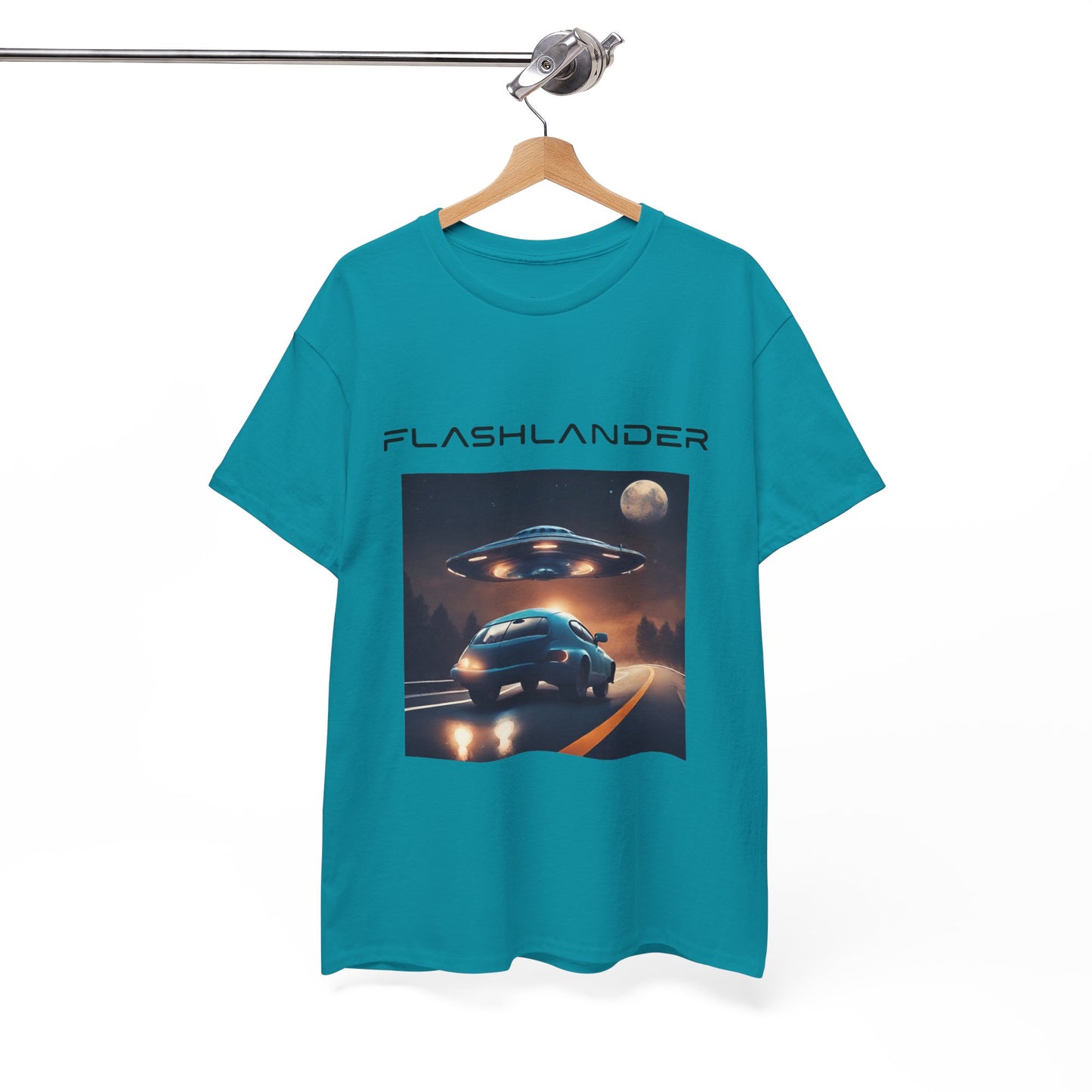 Retro UFO Alien Flashlander Gym Shirt