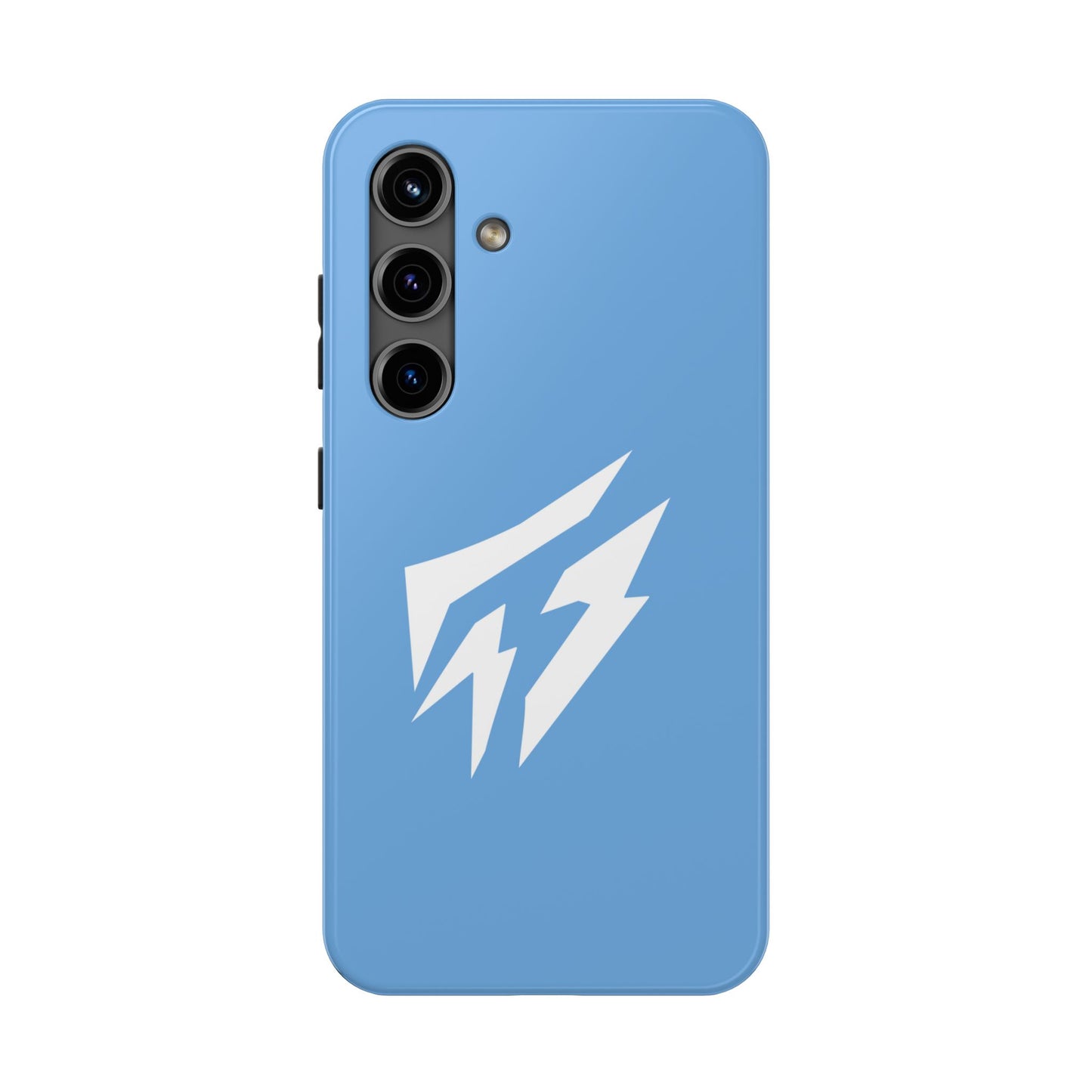 Flashlander Thunders Tough Phone Cases for all Iphone and Samsung Galaxy Light Blue