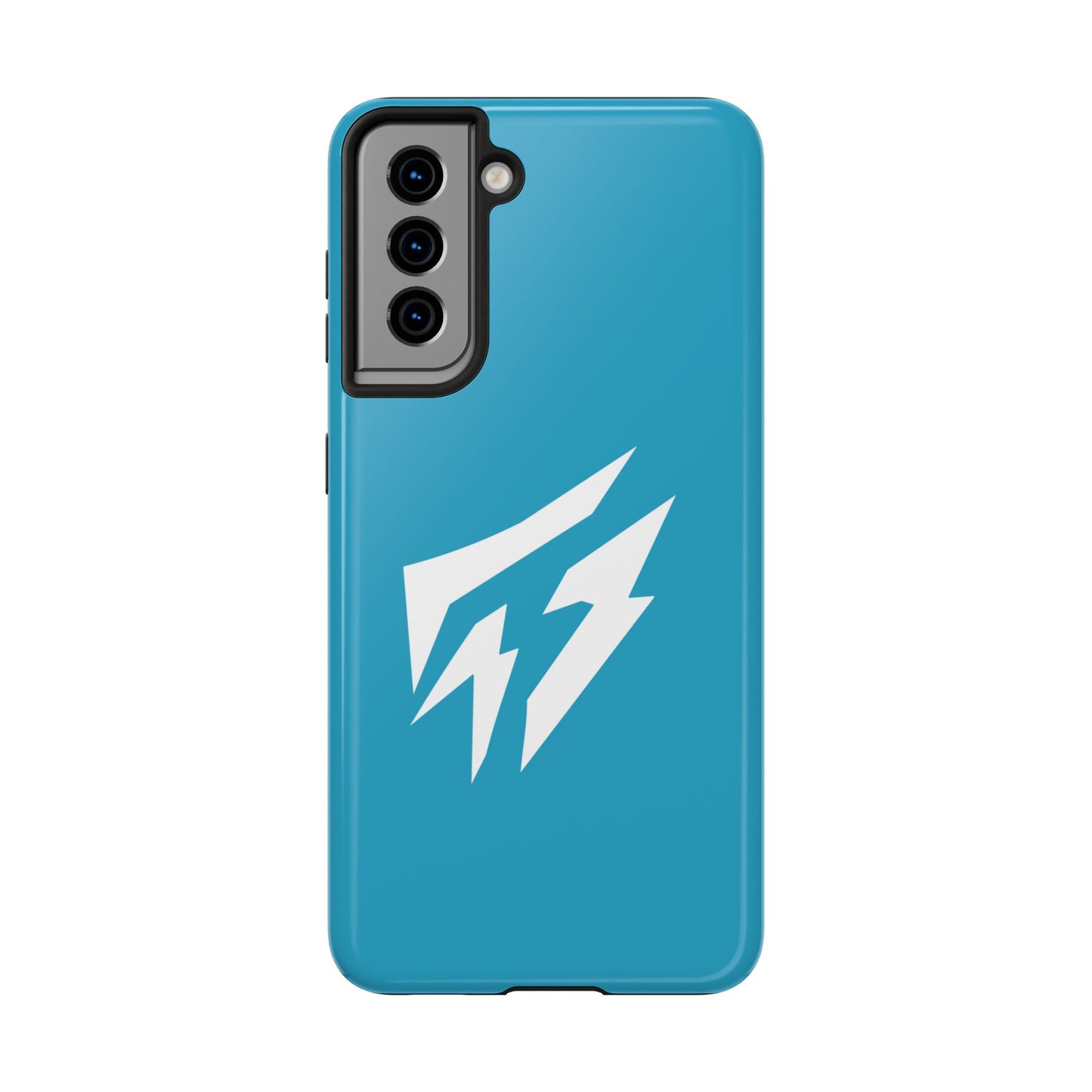 Flashlander Thunders Tough Phone Cases for all Iphone and Samsung Galaxy Blue Aqua Turquoise