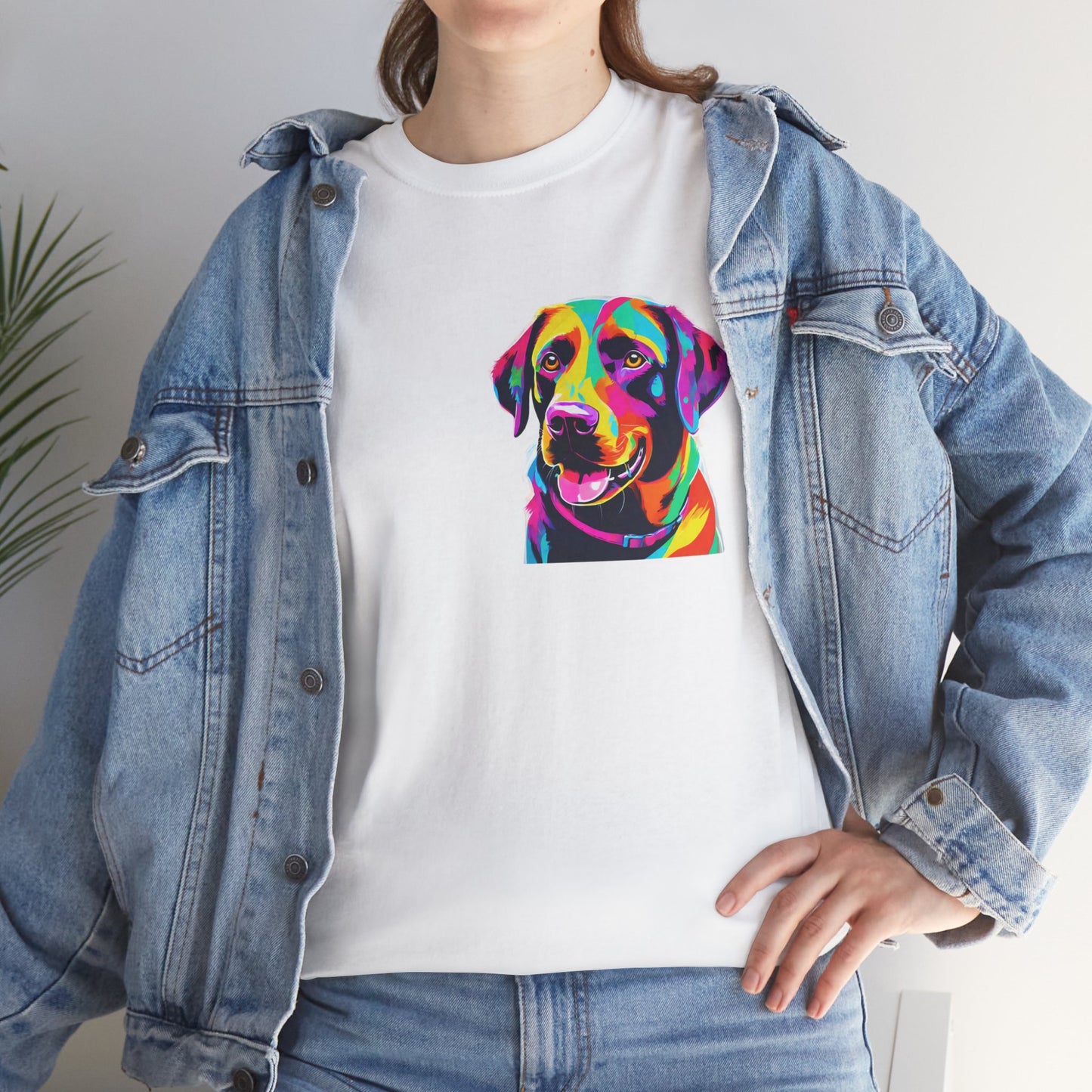 Pop Art Lab Dog in the Heart Flashlander Gym Shirt