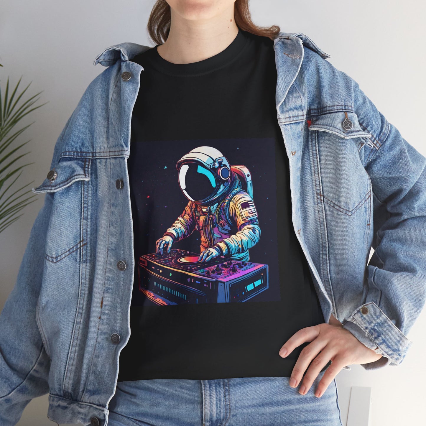 Astronaut Techno DJ Flashlander Gym Shirt