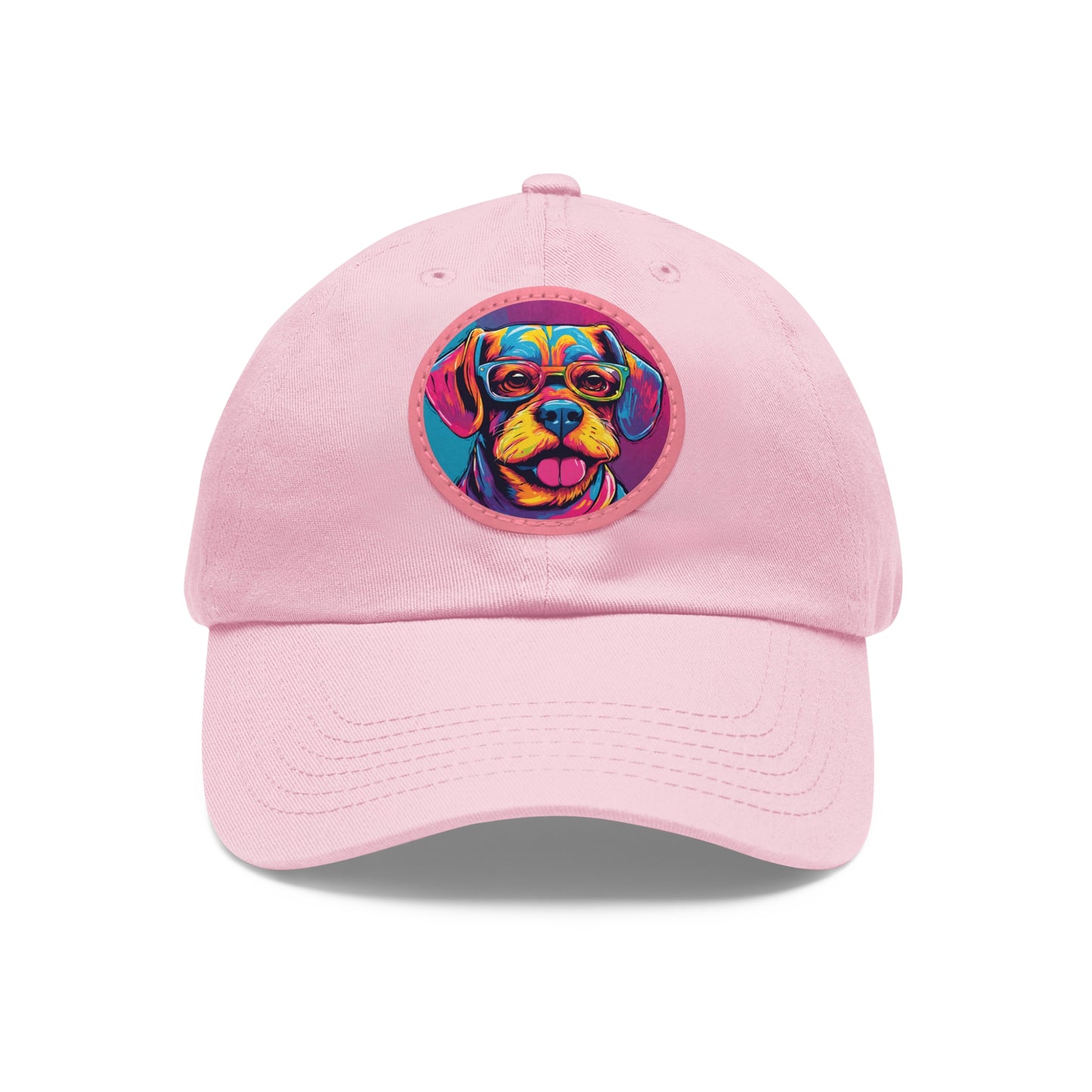 Chapeau pour chien avec lunettes, casquette pour chien, chapeau Pop Art pour chien, chapeau de papa avec patch (rond), casquette de baseball, chapeau pour chien, casquette pour chien, chapeau personnalisé Flashlander