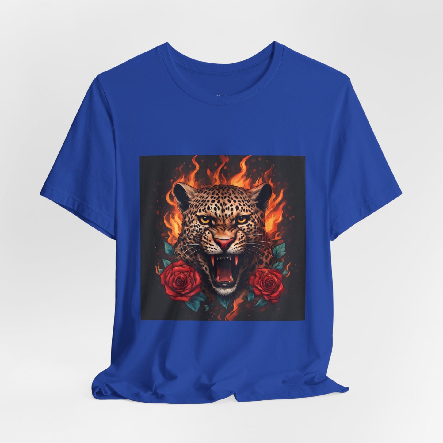 Leopard Flames Flashlander Gym Shirt