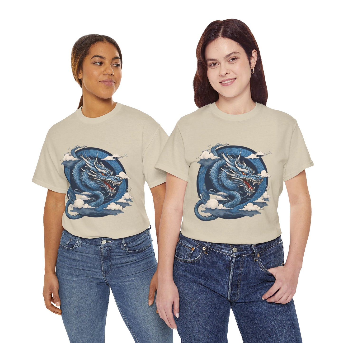 Dragon bleu japonais - T-shirt de sport Flashlander