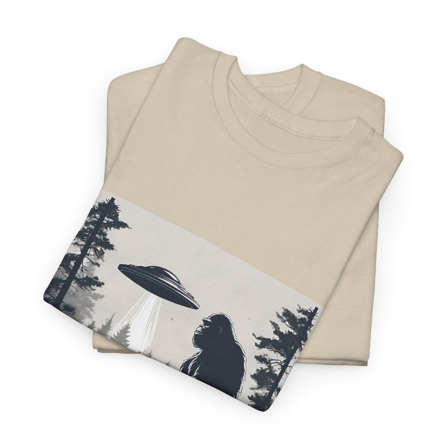 Sasquatch rencontre Bigfoot et OVNI - T-shirt de sport Flashlander