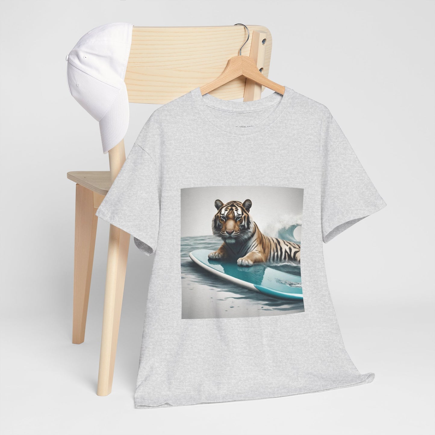 Tiger Surfing Vintage Flashlander Gym Shirt