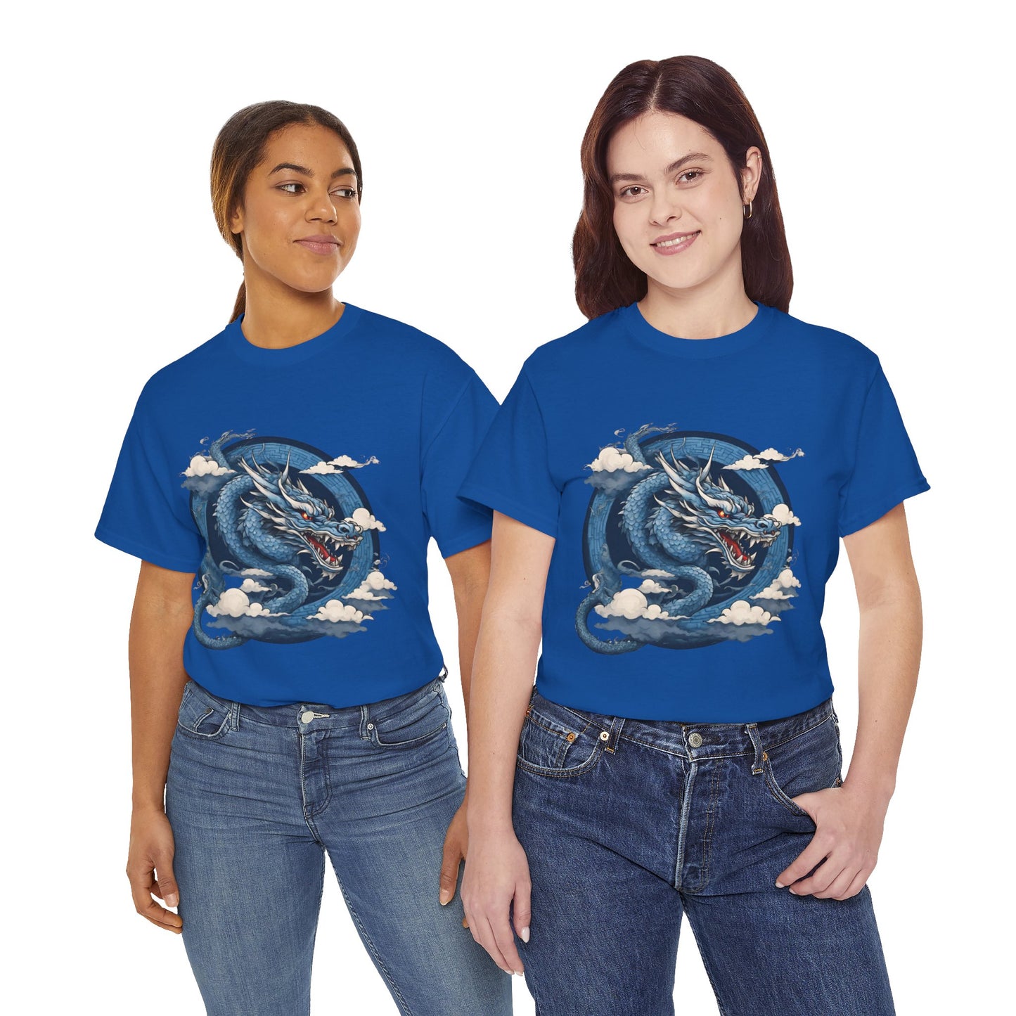 Dragon bleu japonais - T-shirt de sport Flashlander