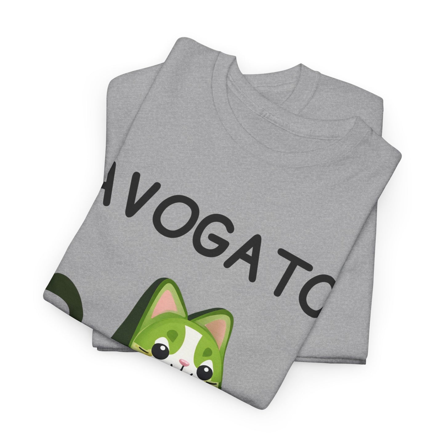 Avogato Funny Avocado Cat Face - Flashlander Gym Shirt