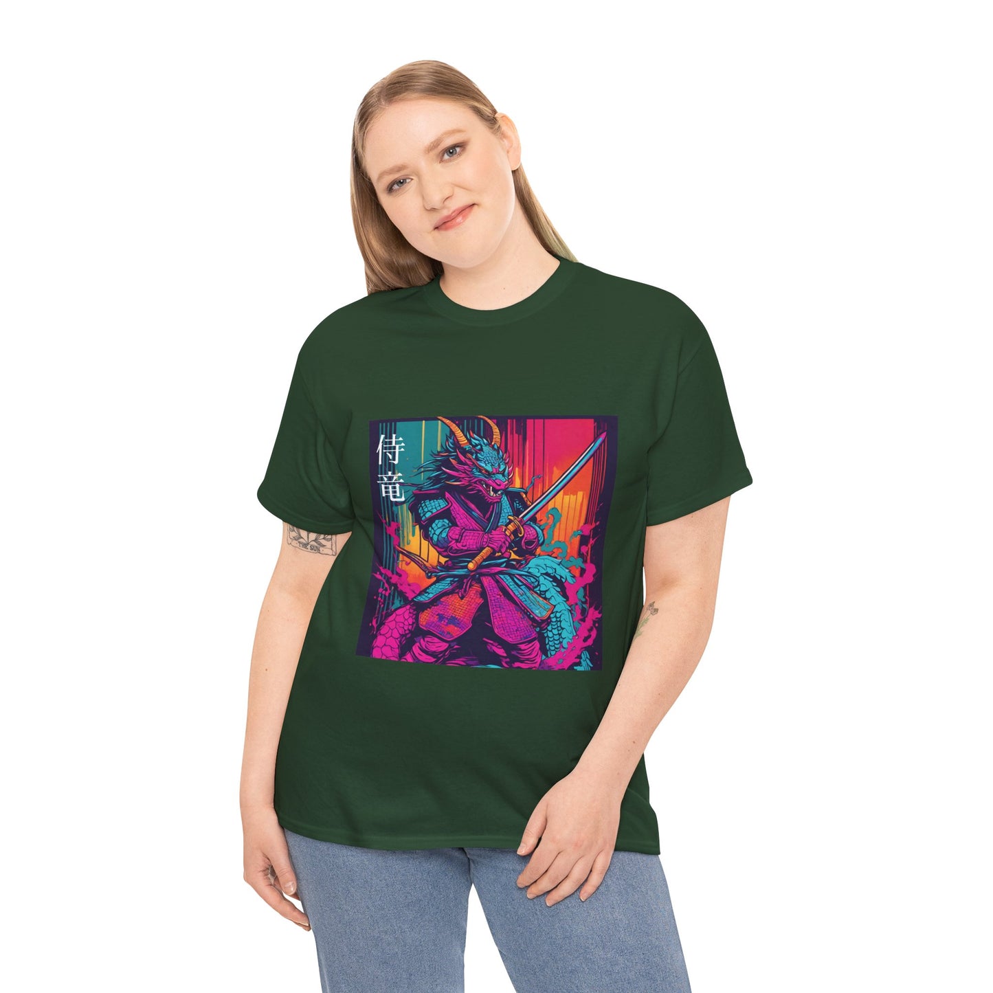 Dragon Samurai Pop Art - Flashlander Gym Shirt