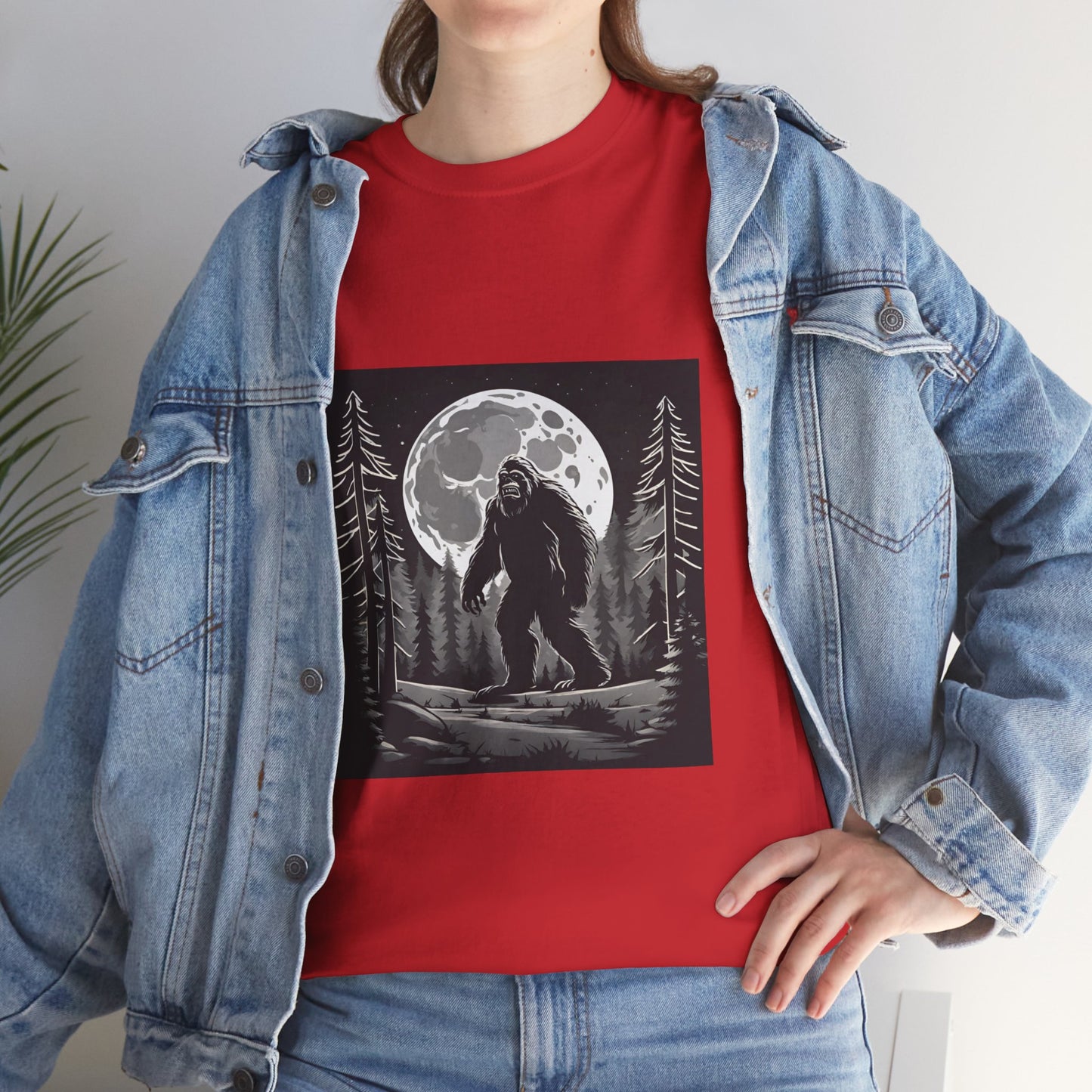 Camisa Bigfoot, camisa Sasquatch, camisa divertida Bigfoot, camisa de senderismo, camisa Yeti, camisa frescaUnisex camiseta de algodón pesado Flashlander