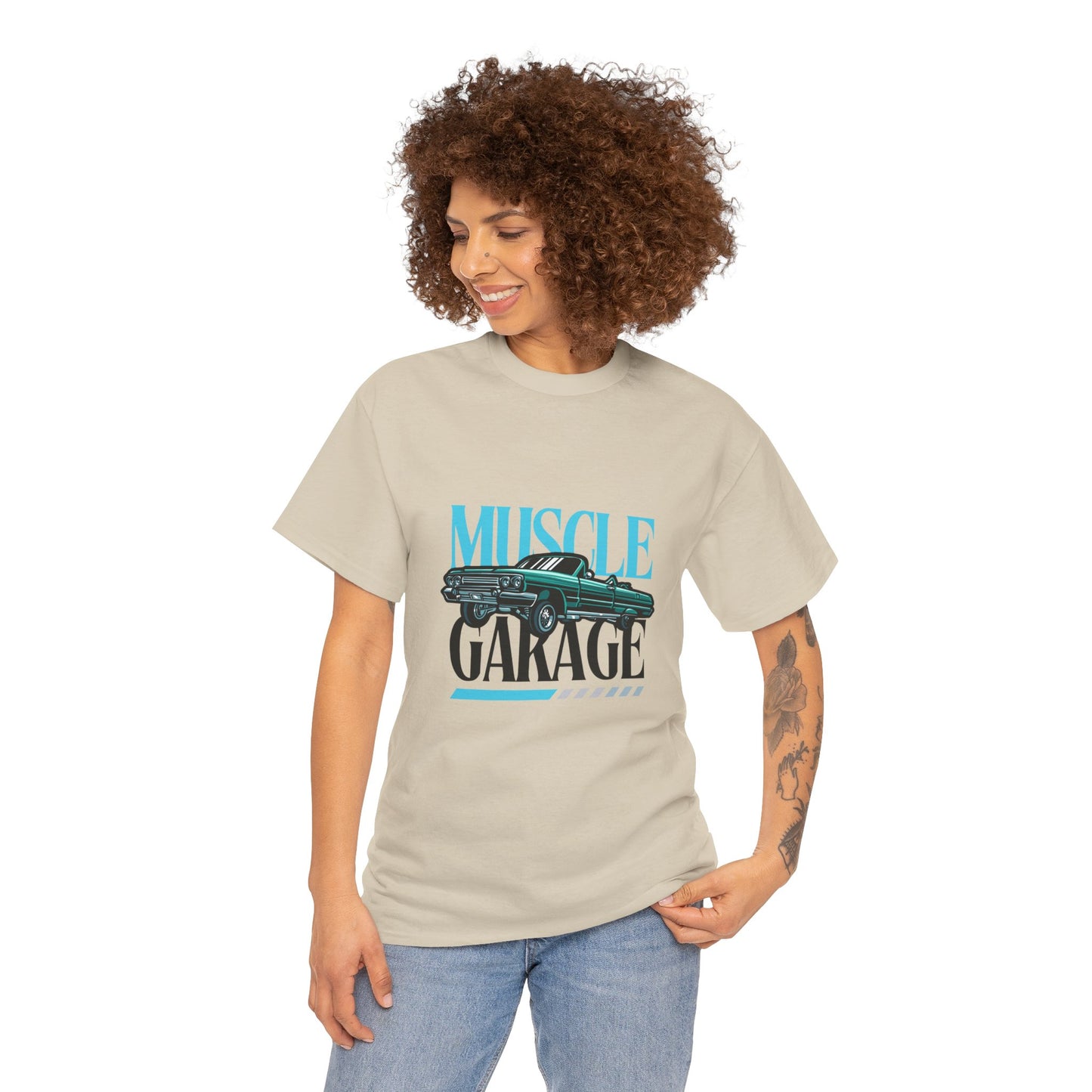 Garage de voitures vintage Muscle - T-shirt de sport Flashlander