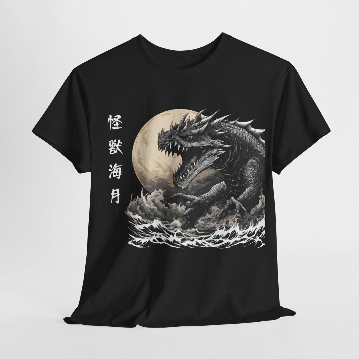 T-shirt de sport Flashlander, le monstre marin Kraken émerge, menace au clair de lune