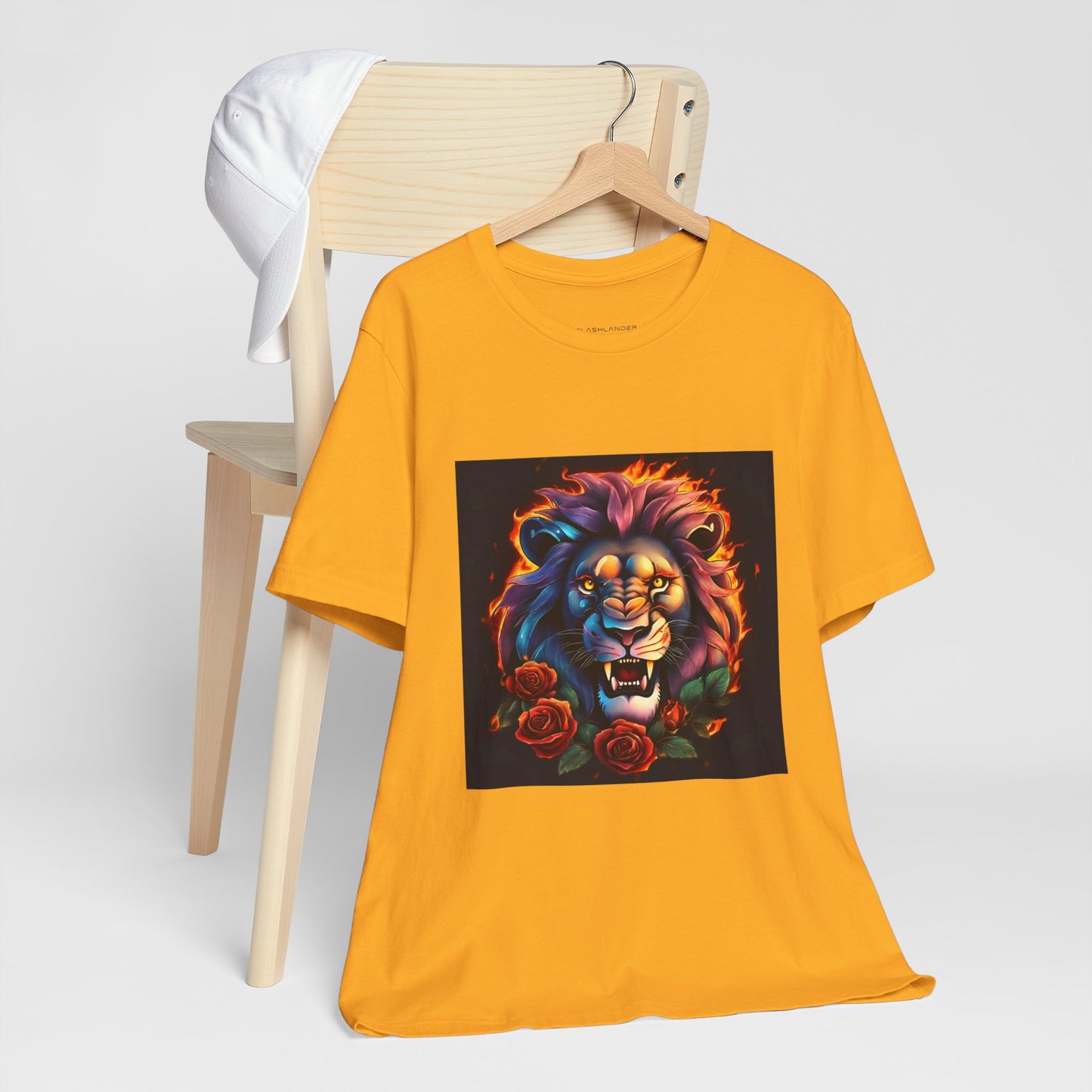 Brave Lion Flames Flashlander Gym Shirt