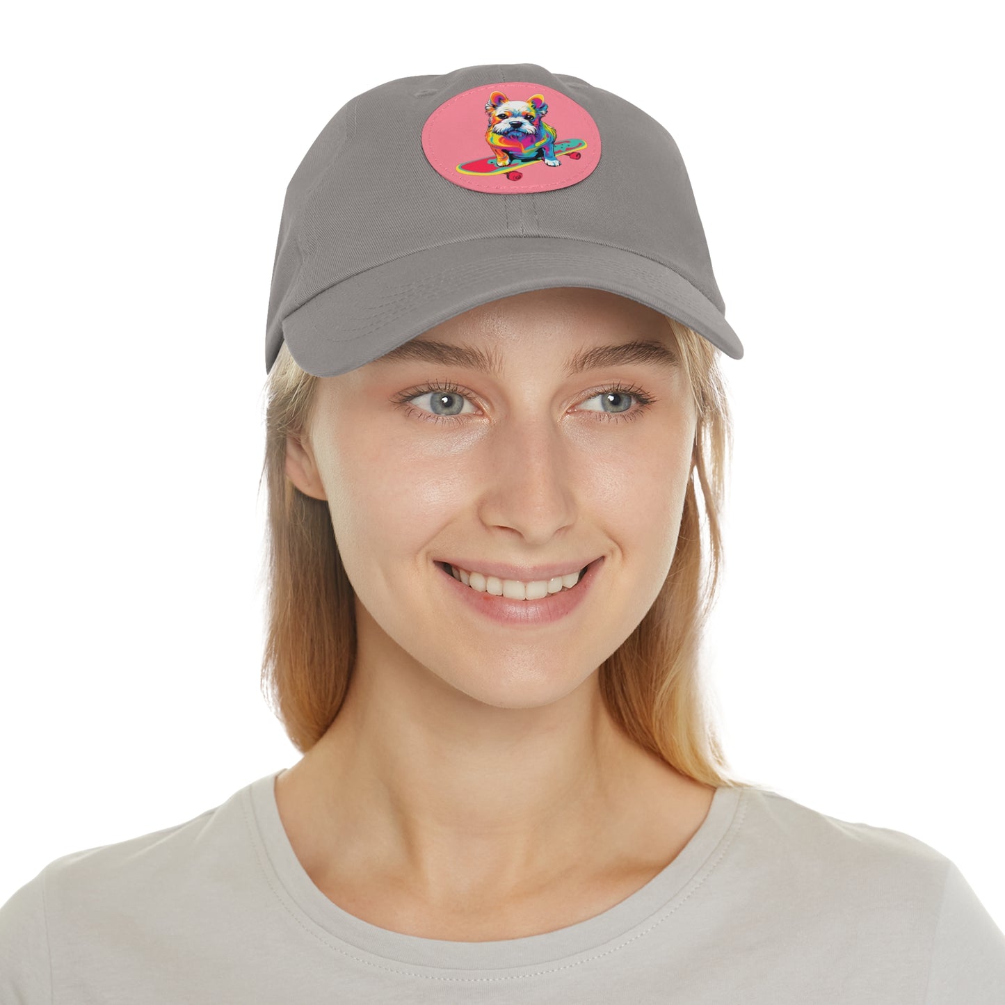 Skateboard Dog Hat Skateboard Dog Cap Art Pop Dog Hat Dad Hat with Patch Baseball Puppy Hat Puppy Cap Paw Cap Dog Hat Dog Cap Art PopDog Cap