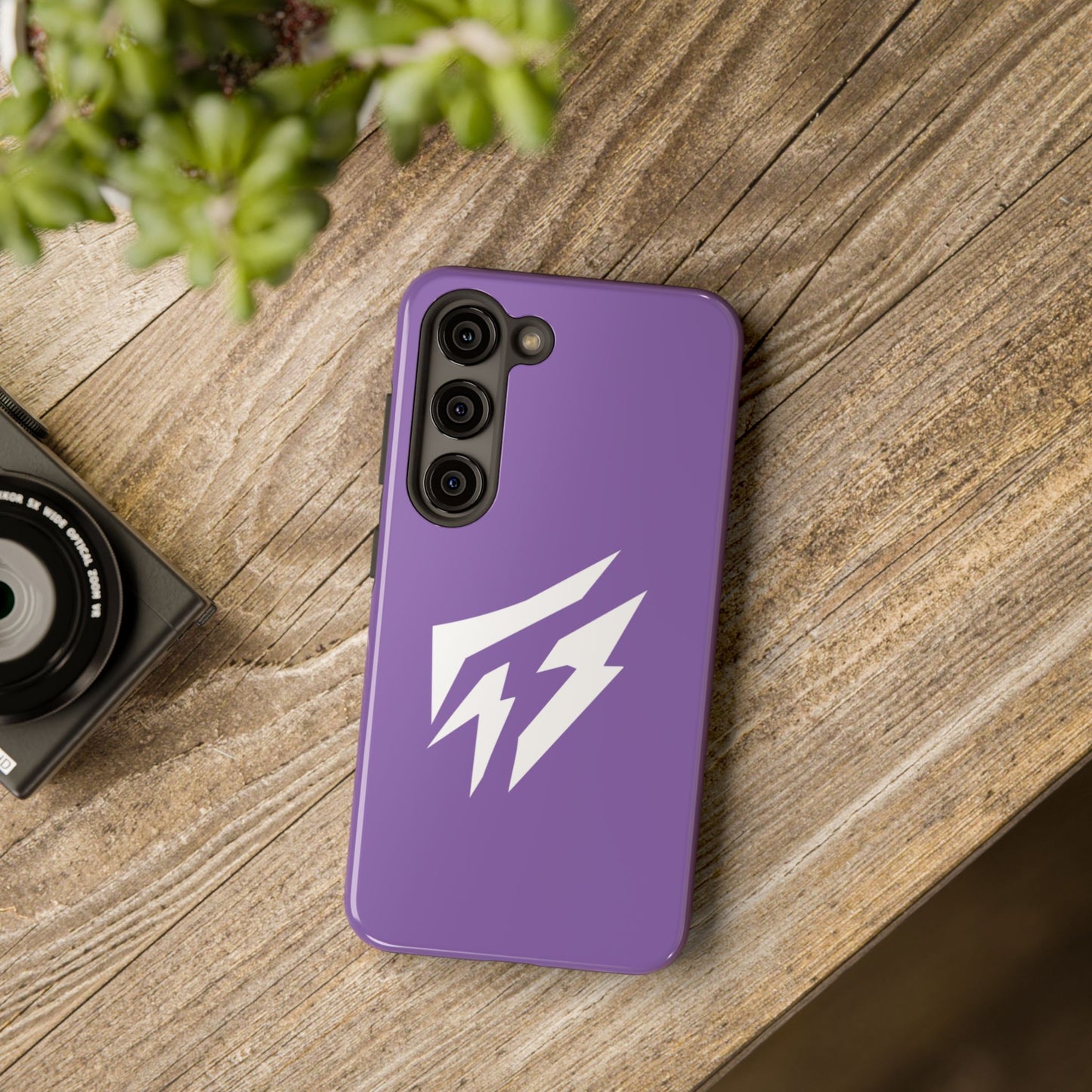 Flashlander Thunders Tough Phone Cases for all Iphone and Samsung Galaxy Light Purple