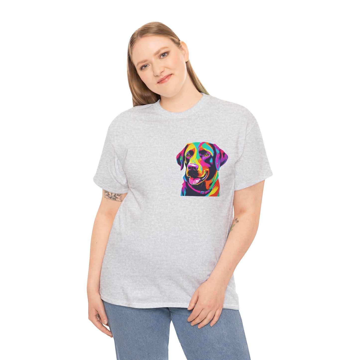 Pop Art Lab Dog in the Heart Flashlander Gym Shirt