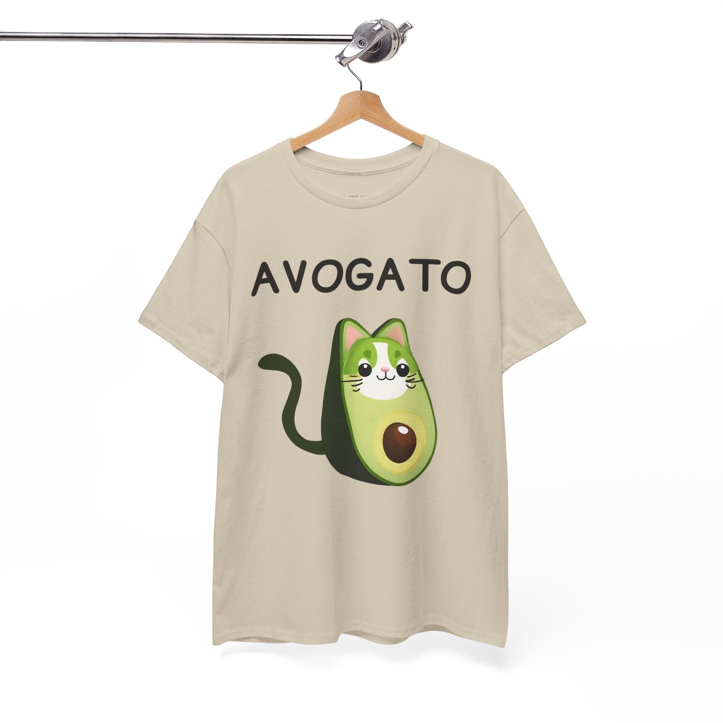 Avogato Funny Avocado Cat Face - Flashlander Gym Shirt