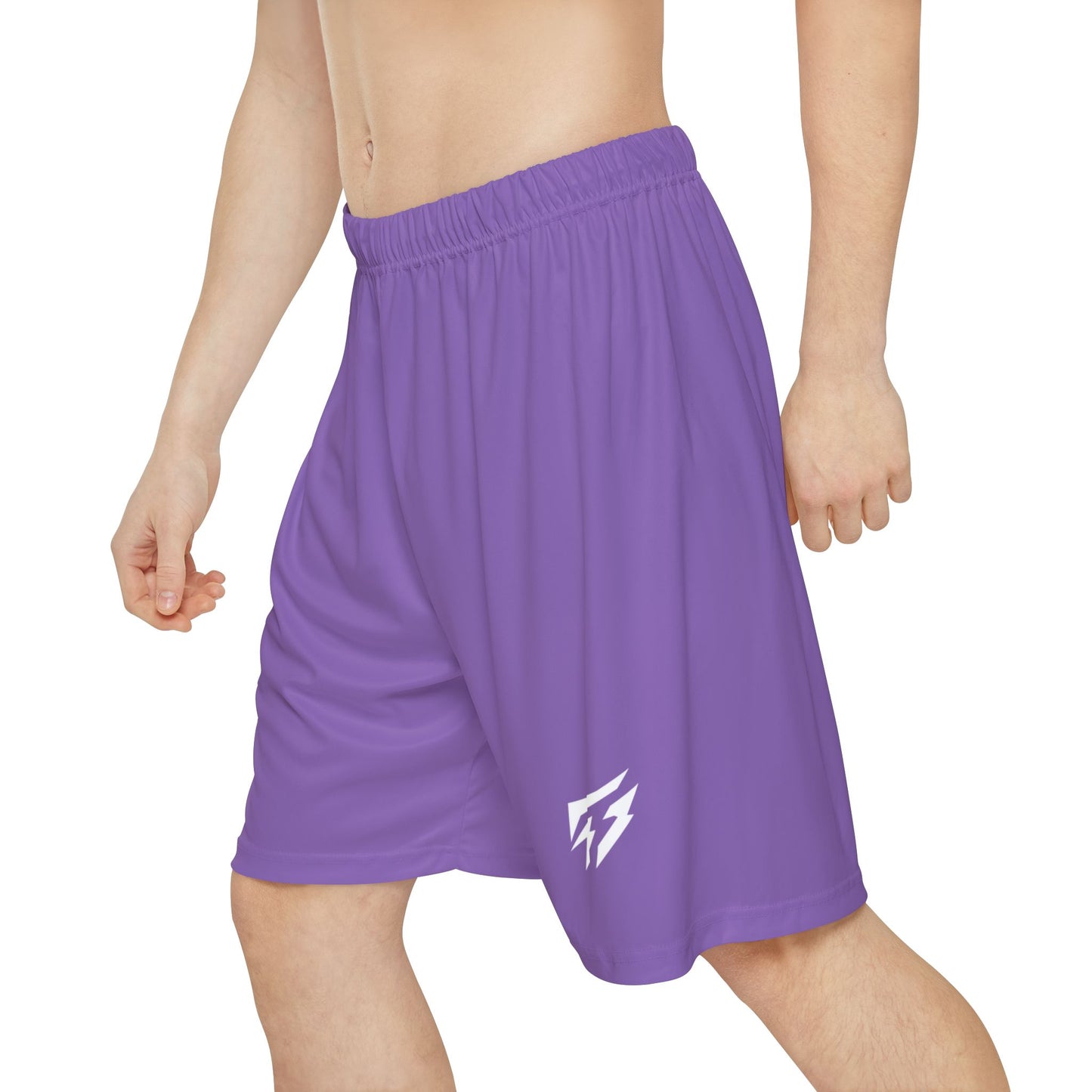 Pantalones cortos deportivos Flashlander ALG Performance para hombre (AOP) en color morado claro