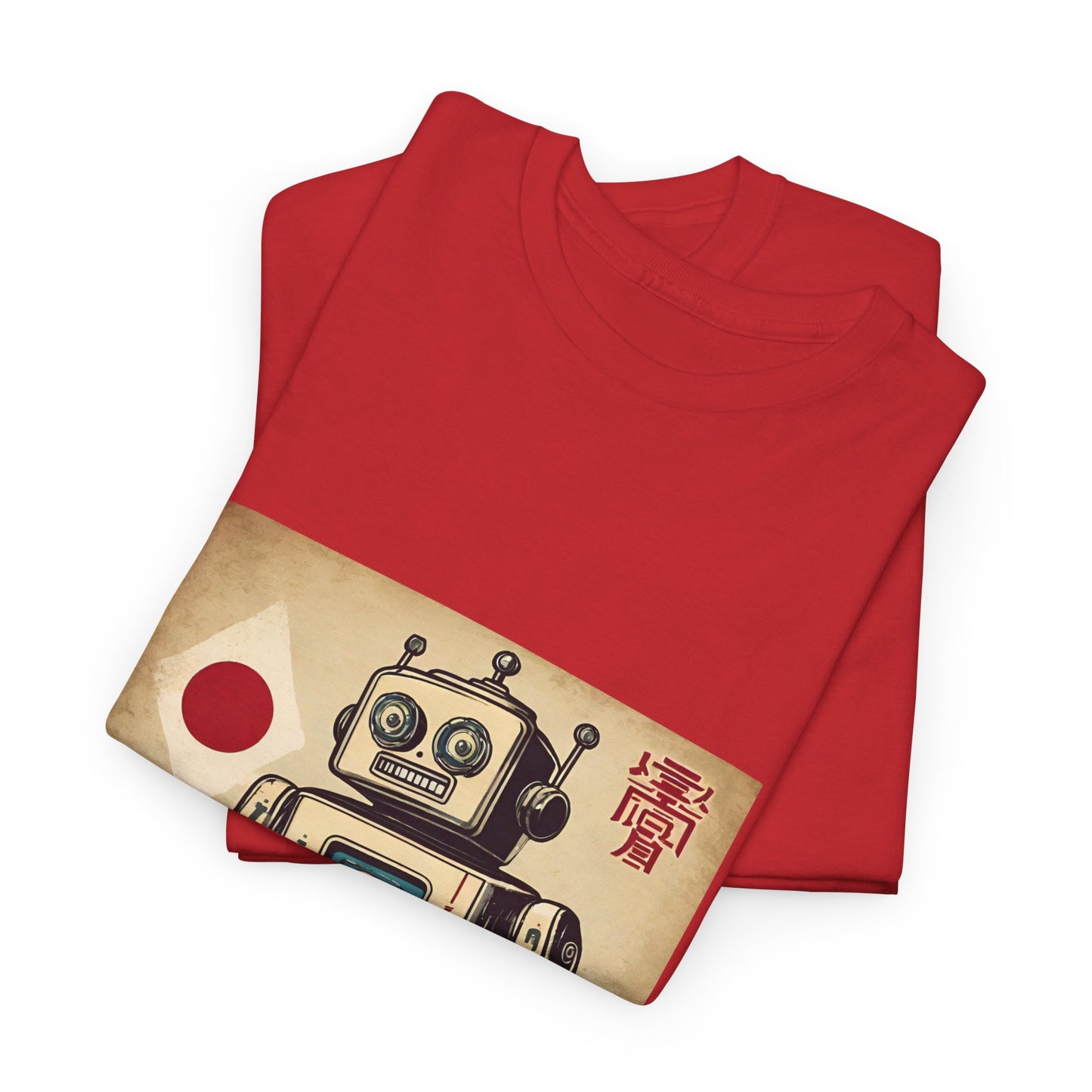 Camiseta deportiva con diseño de robot japonés vintage - Flashlander