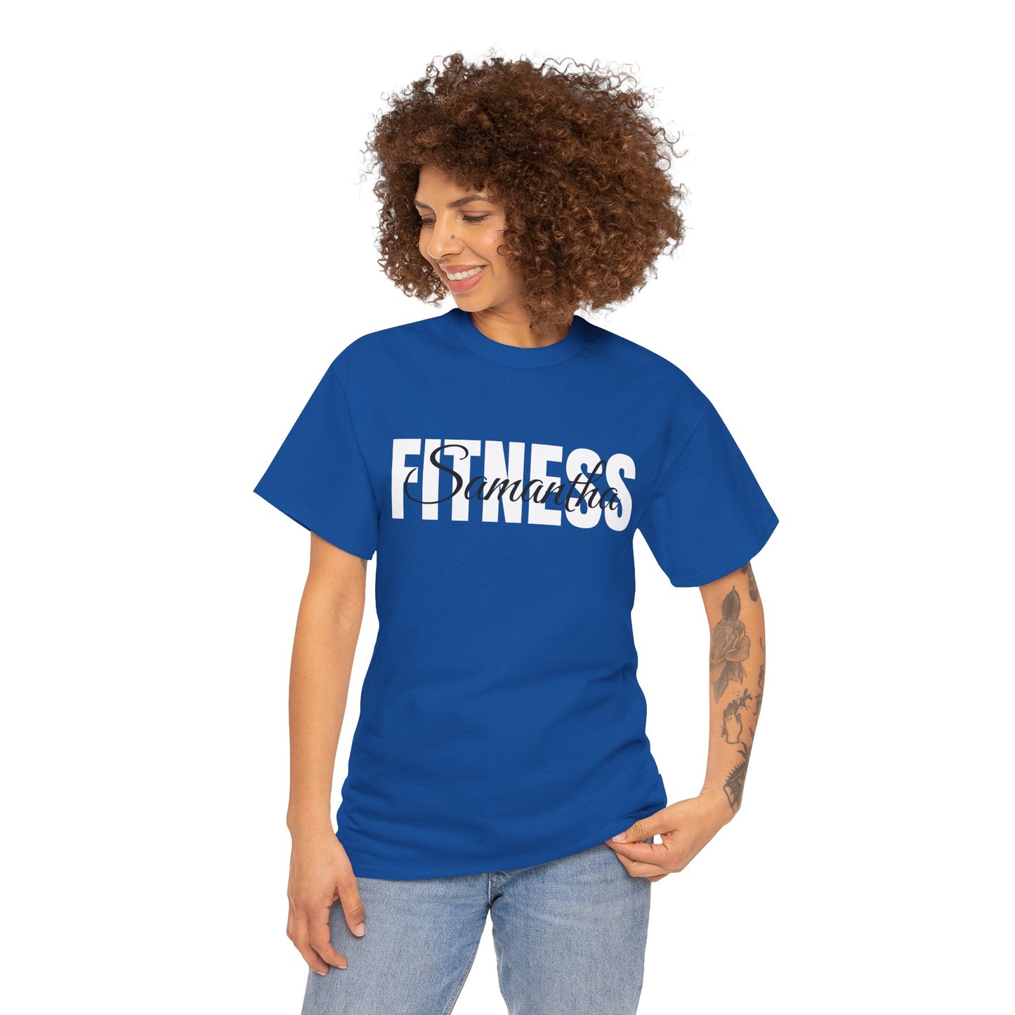 T-shirt de fitness personnalisé - T-shirt de sport Flashlander avec nom personnalisé