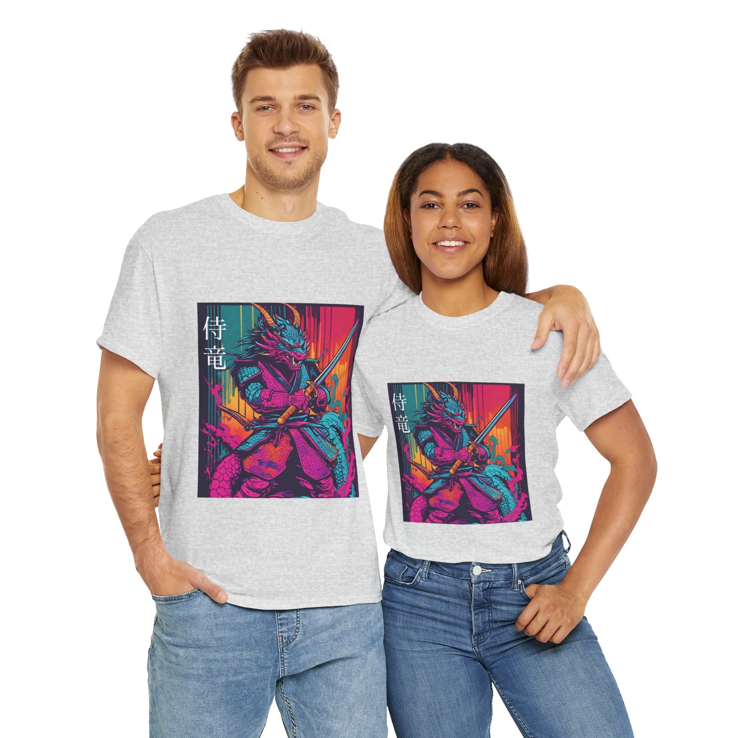 Dragon Samurai Pop Art - Flashlander Gym Shirt