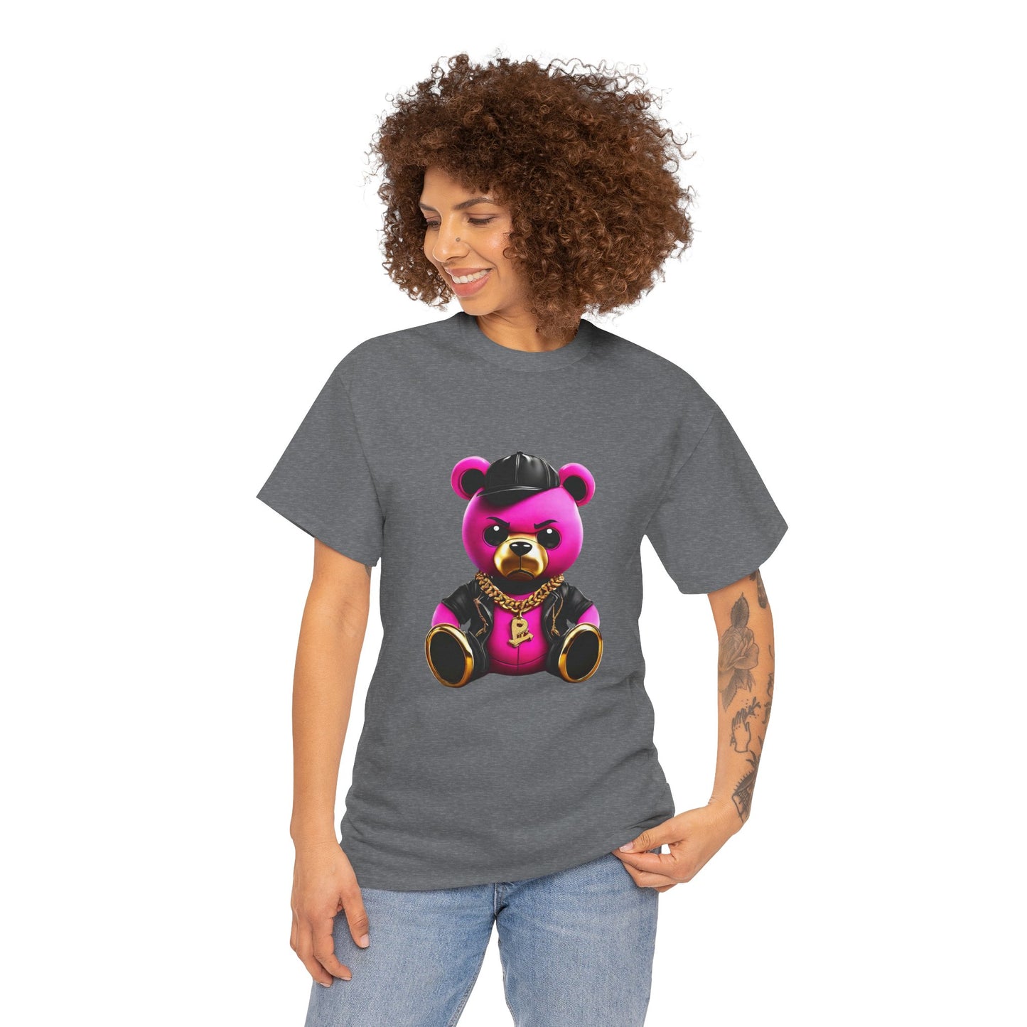 Teddy Bear Hip-Hop Fury Graphic Tee Flashlander