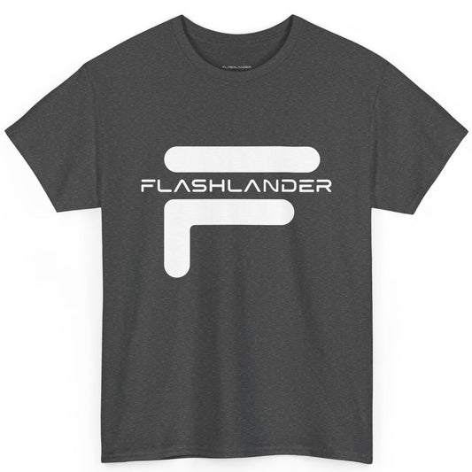 Flashlander with Iconic Crossed Logo Design Gym Shirt