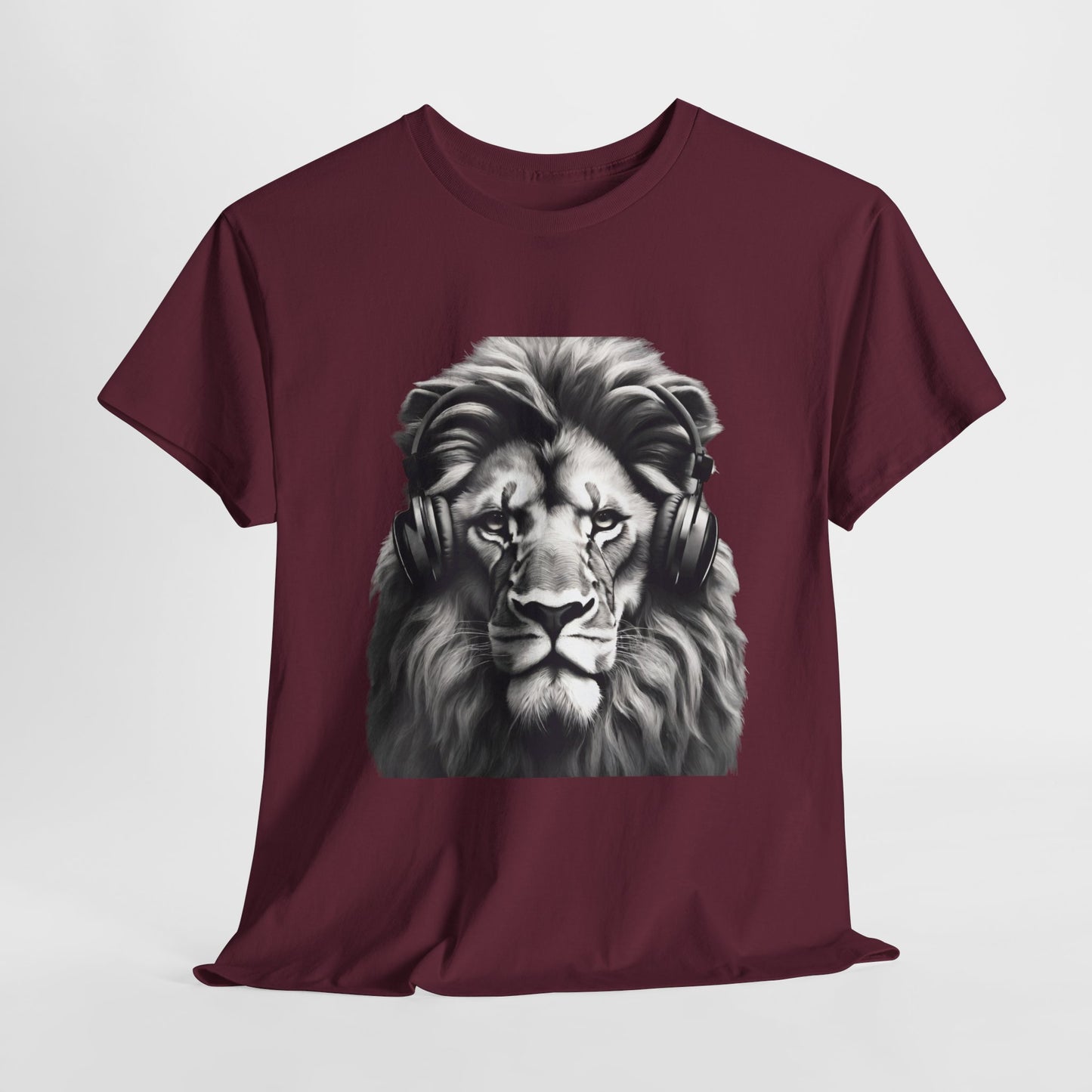 Lion Training with Headphones - Flashlander Gym Shirt