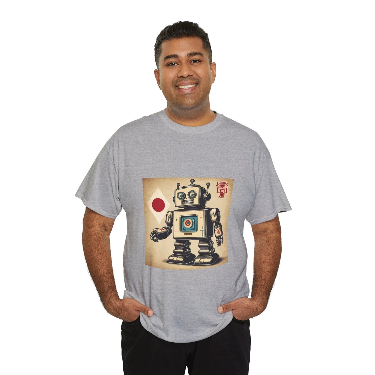 Camiseta deportiva con diseño de robot japonés vintage - Flashlander