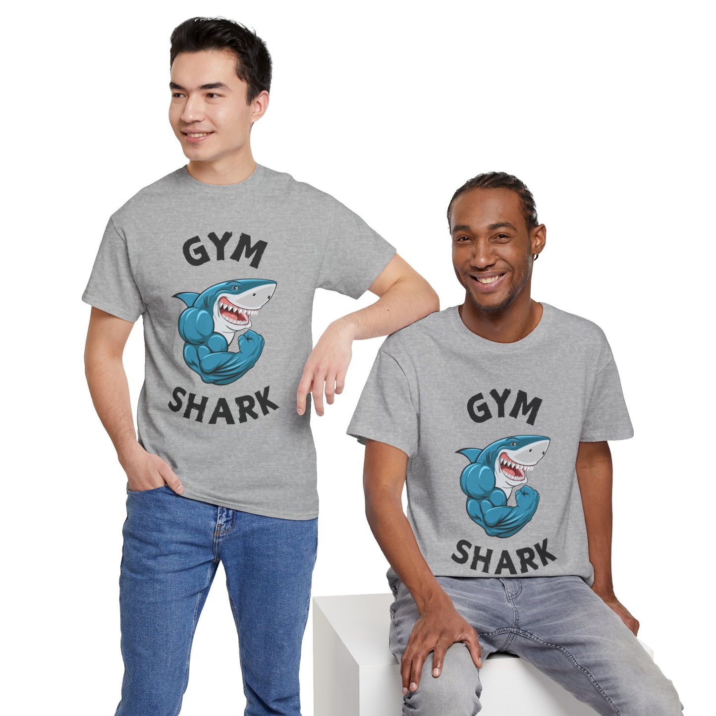 Muscle Gym Shark Bodybuilder Shirt - Flashlander