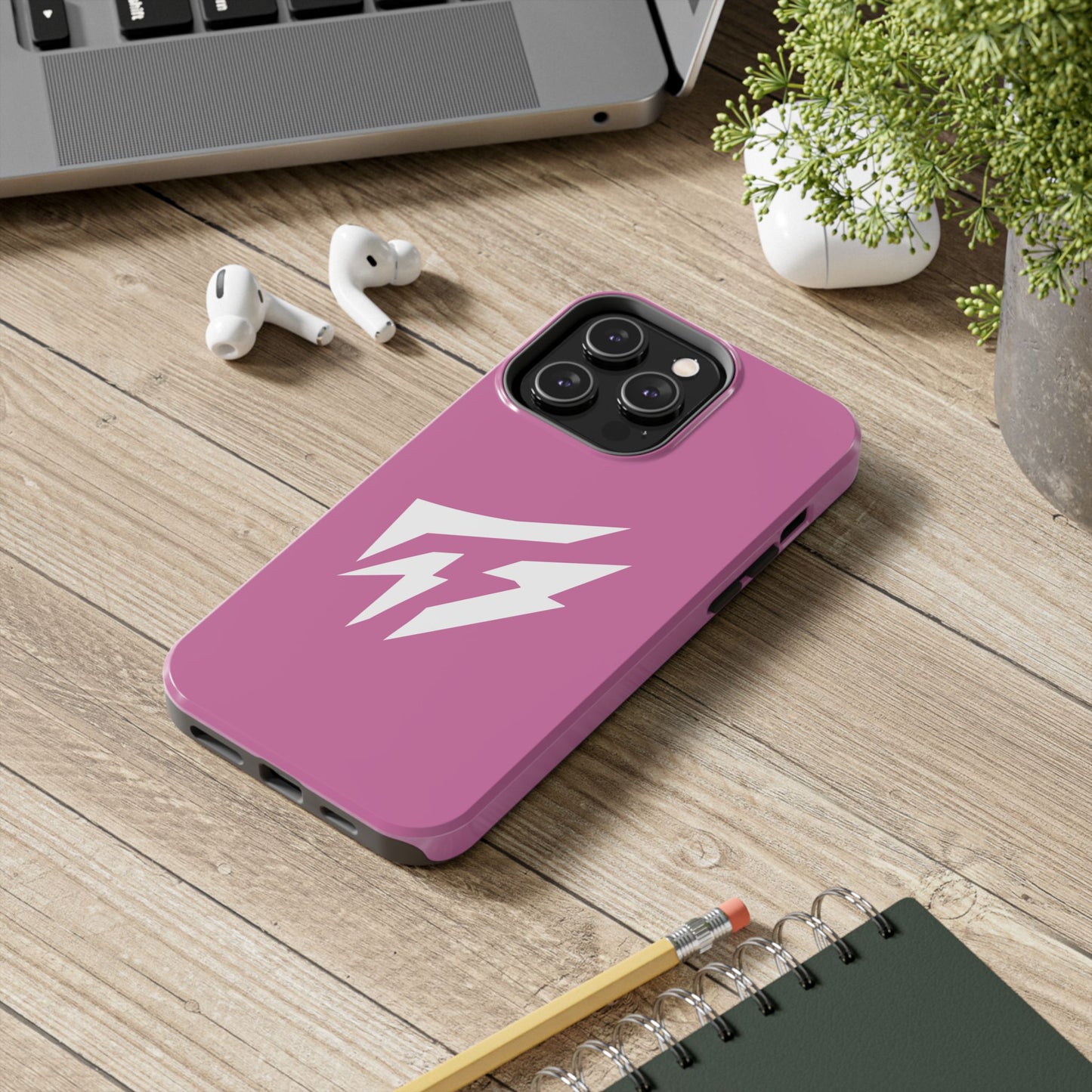 Flashlander Thunders Tough Phone Cases for all Iphone and Samsung Galaxy Light Pink