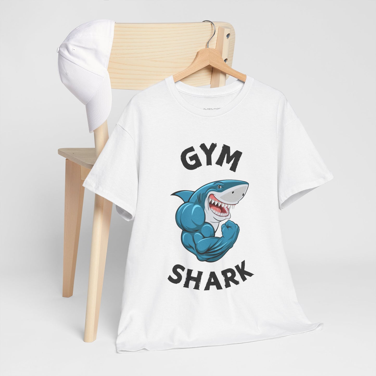 Muscle Gym Shark Bodybuilder Shirt - Flashlander